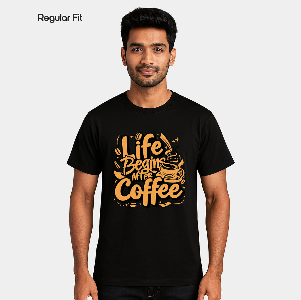 Life Begins After Coffee - Regular Fit