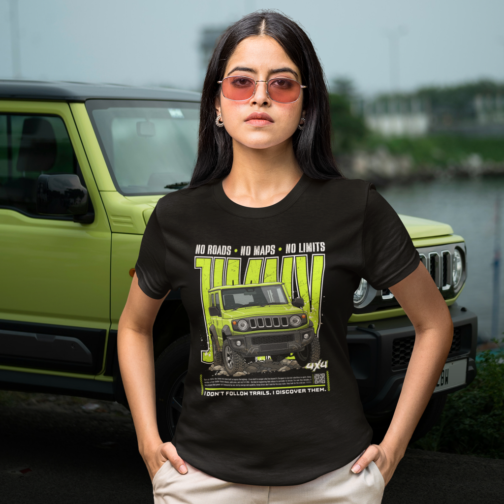 4x4 No Roads No Limits Cotton T-shirt