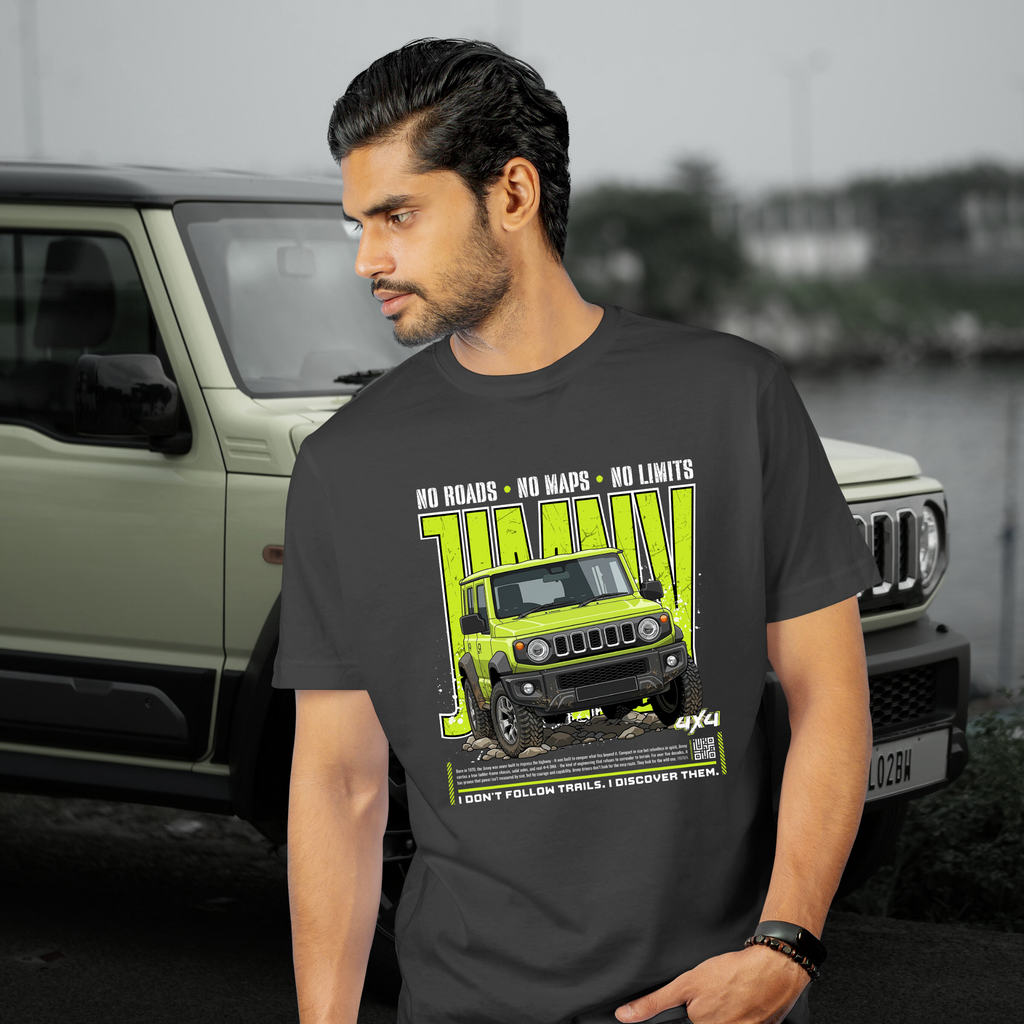 4x4 No Roads No Limits Cotton T-shirt