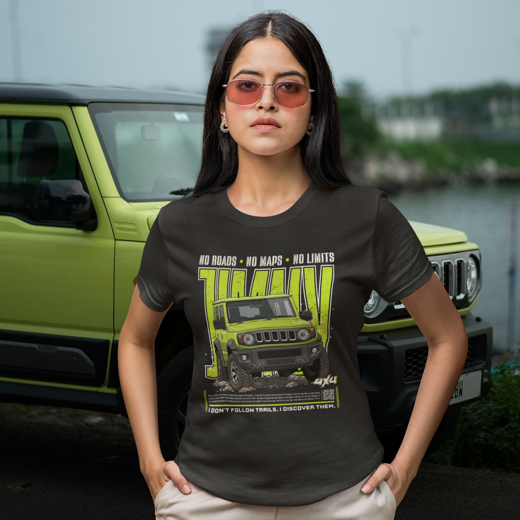 4x4 No Roads No Limits Cotton T-shirt