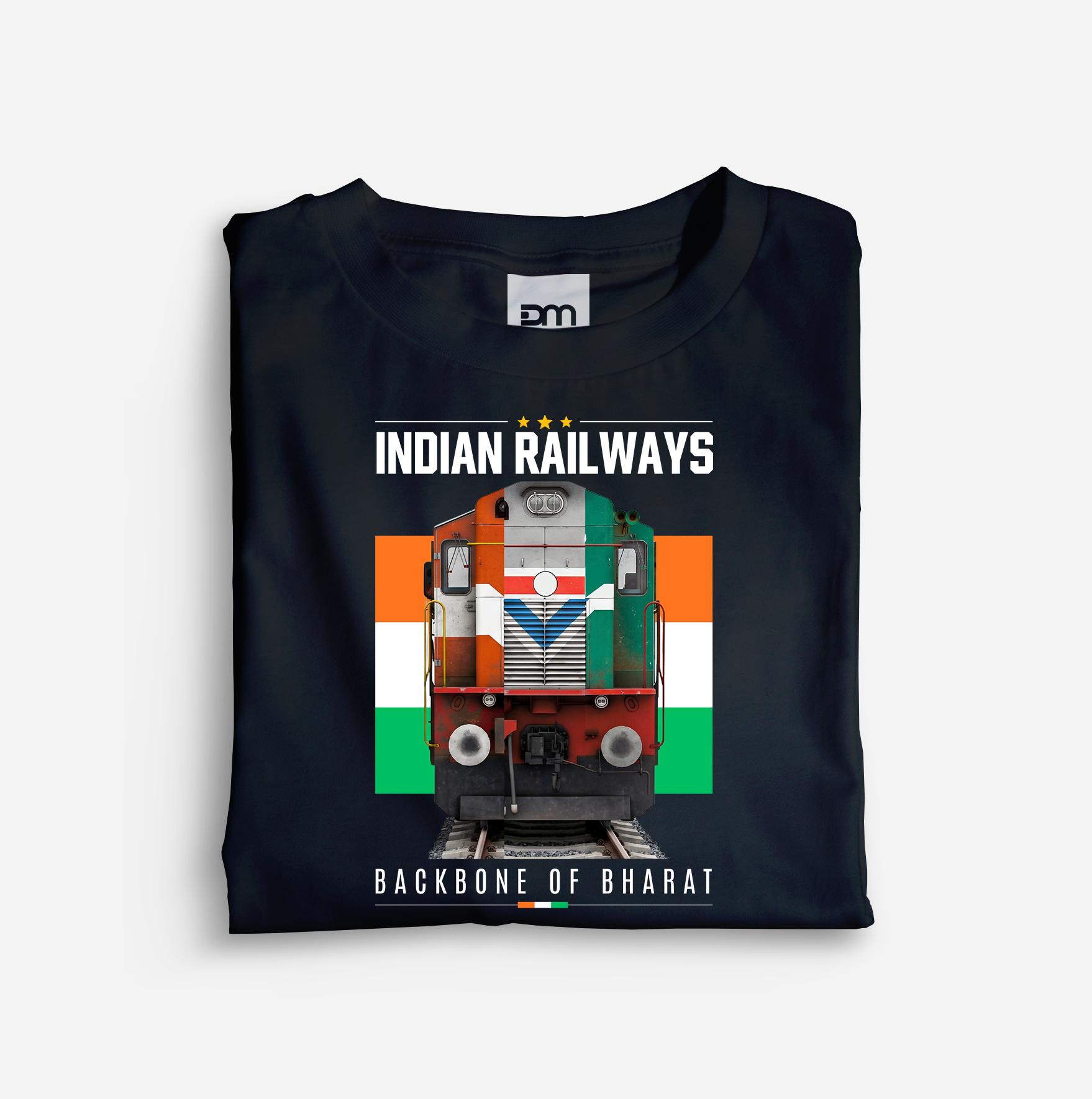 Indian Railways Backbone of Bharat Cotton T-shirt