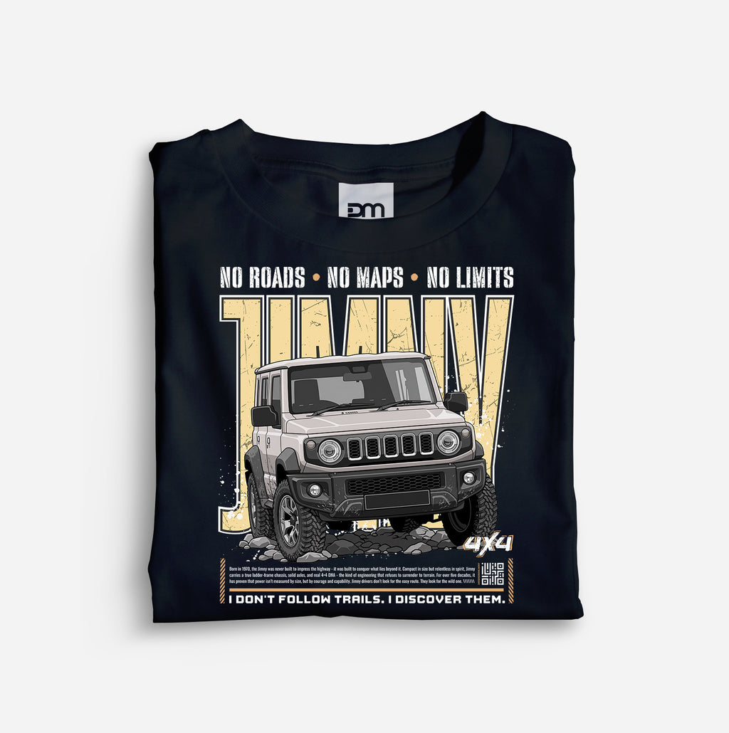 No Maps No Limits Cotton T-shirt