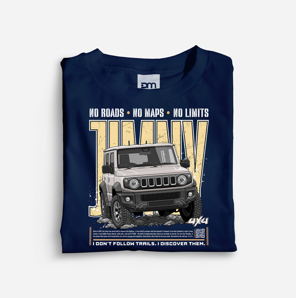 No Maps No Limits Cotton T-shirt