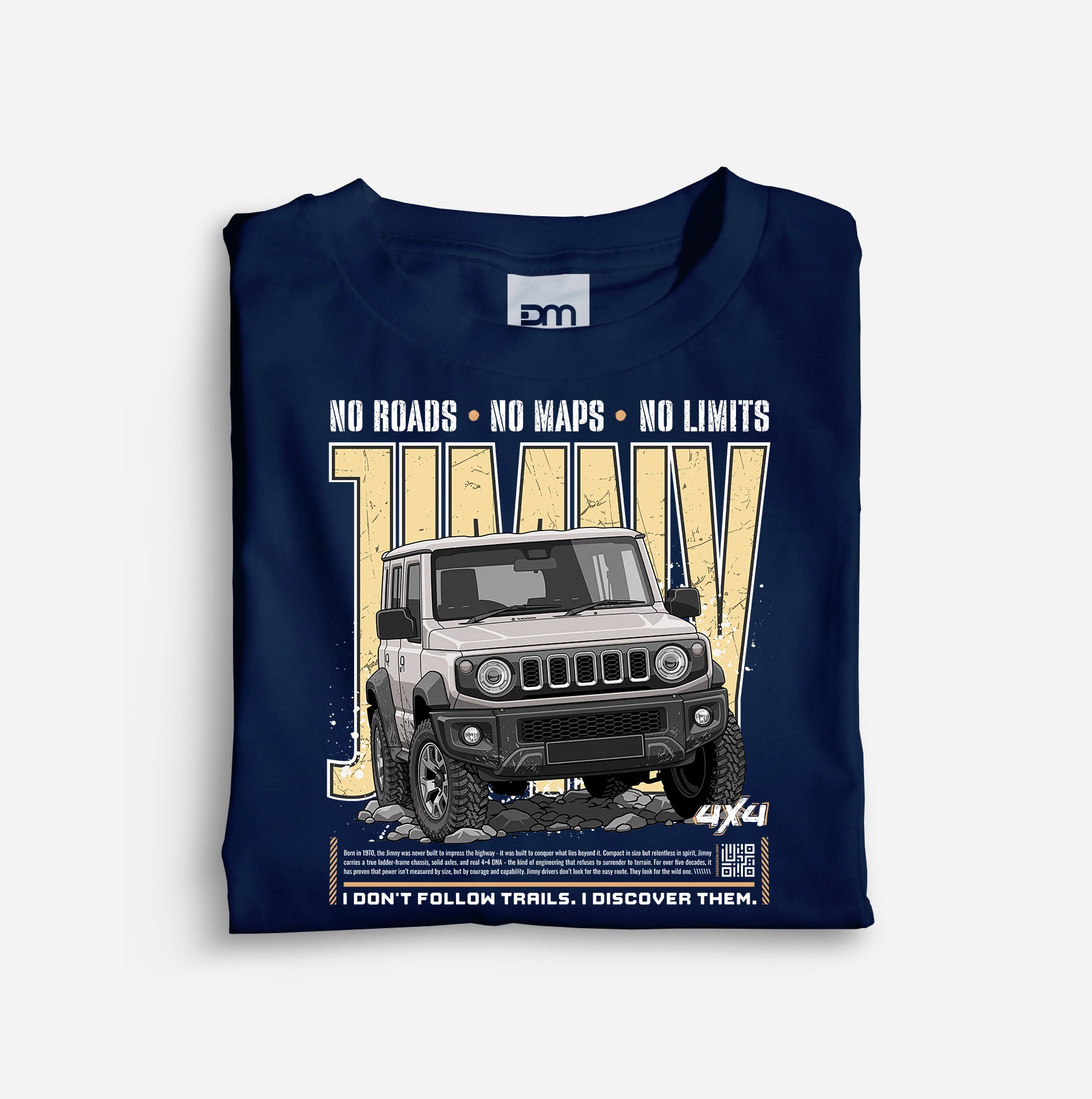 No Maps No Limits Cotton T-shirt
