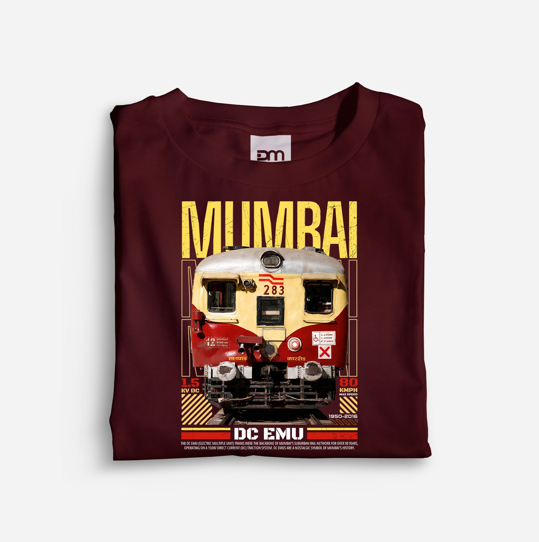 Mumbai DC EMU Cotton T-shirt