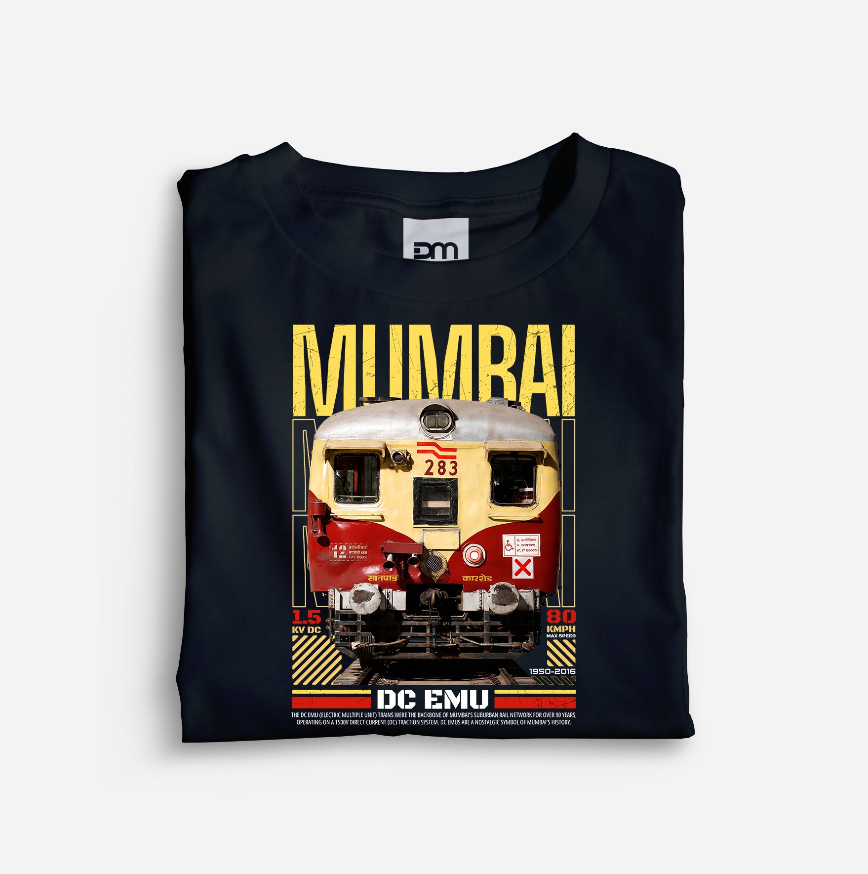 Mumbai DC EMU Cotton T-shirt