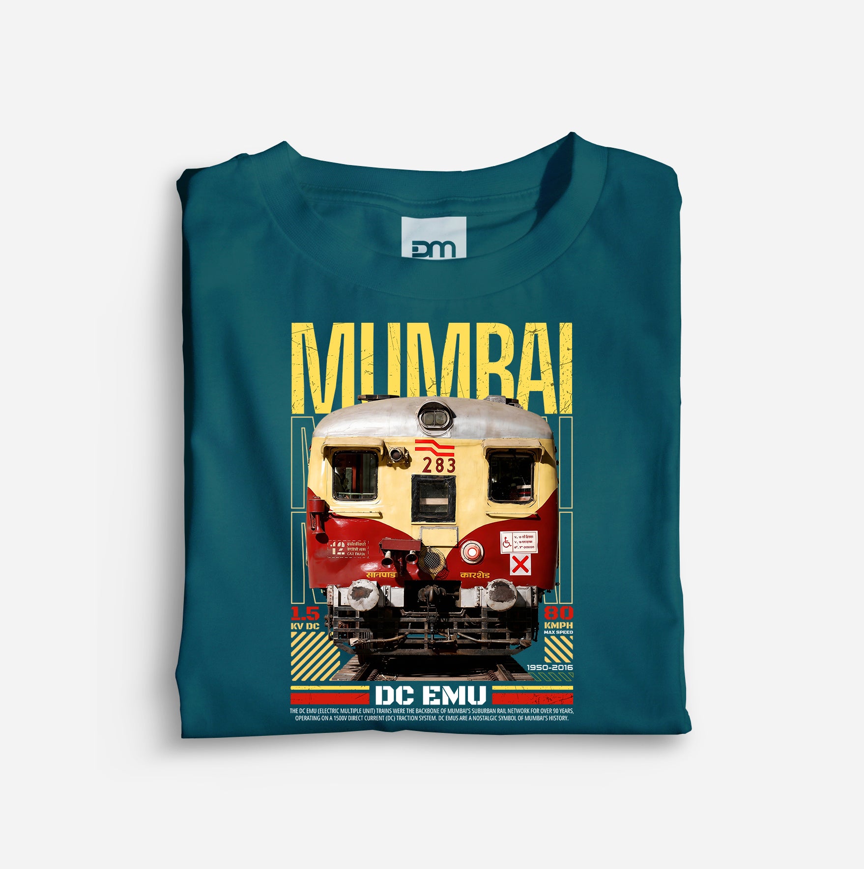 Mumbai DC EMU Cotton T-shirt