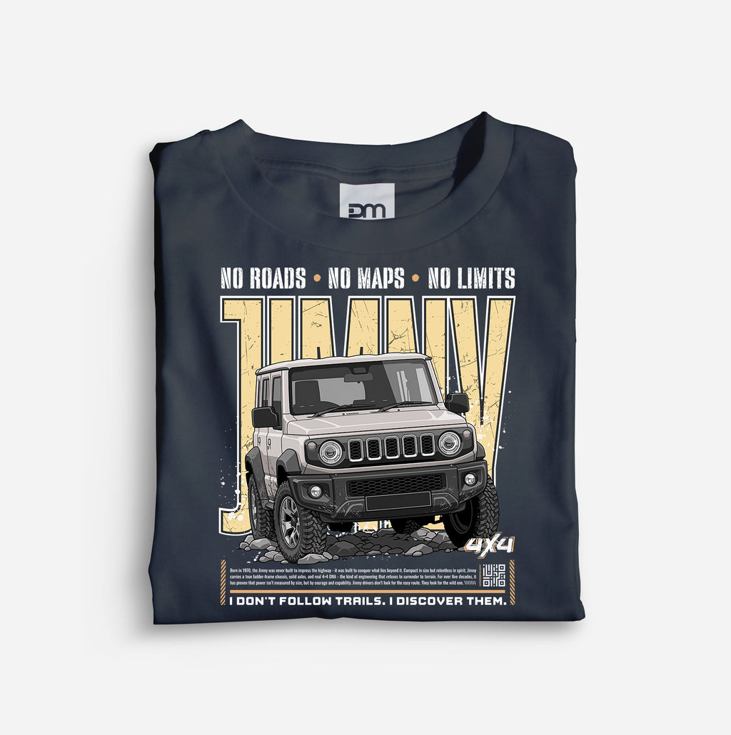 No Maps No Limits Cotton T-shirt