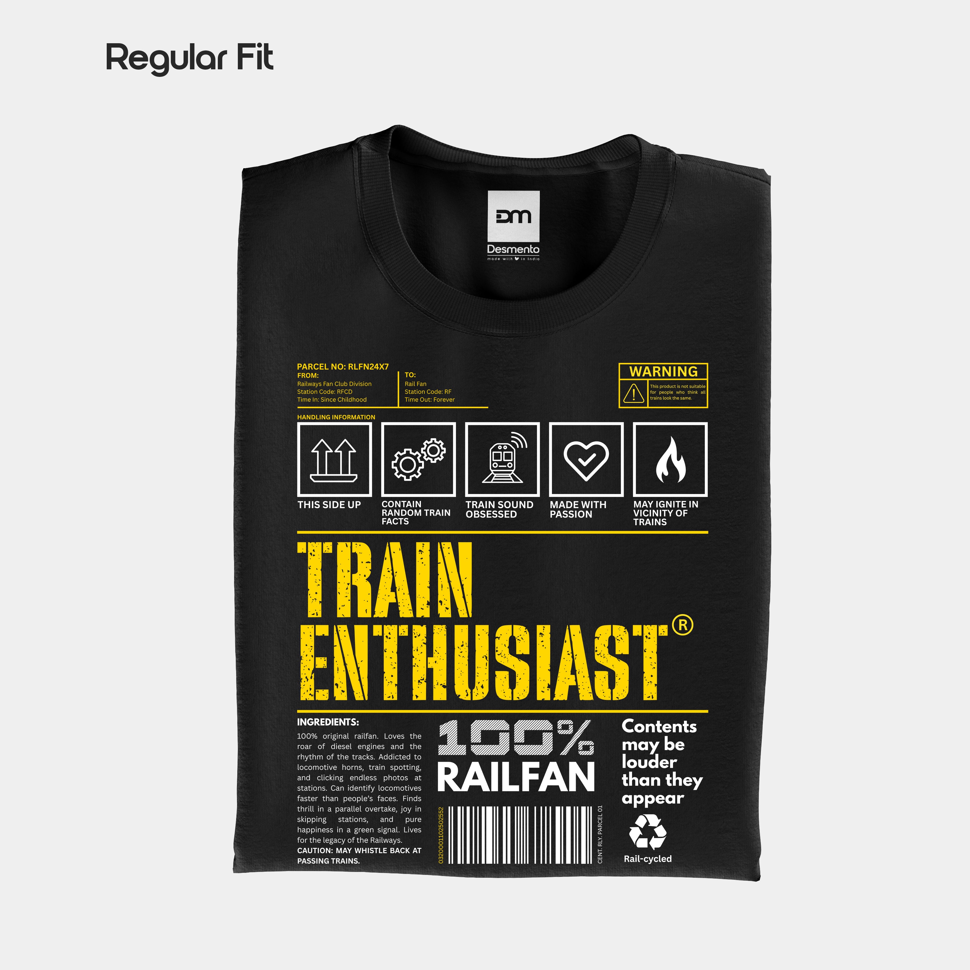 Train Enthusiast - Regular Fit