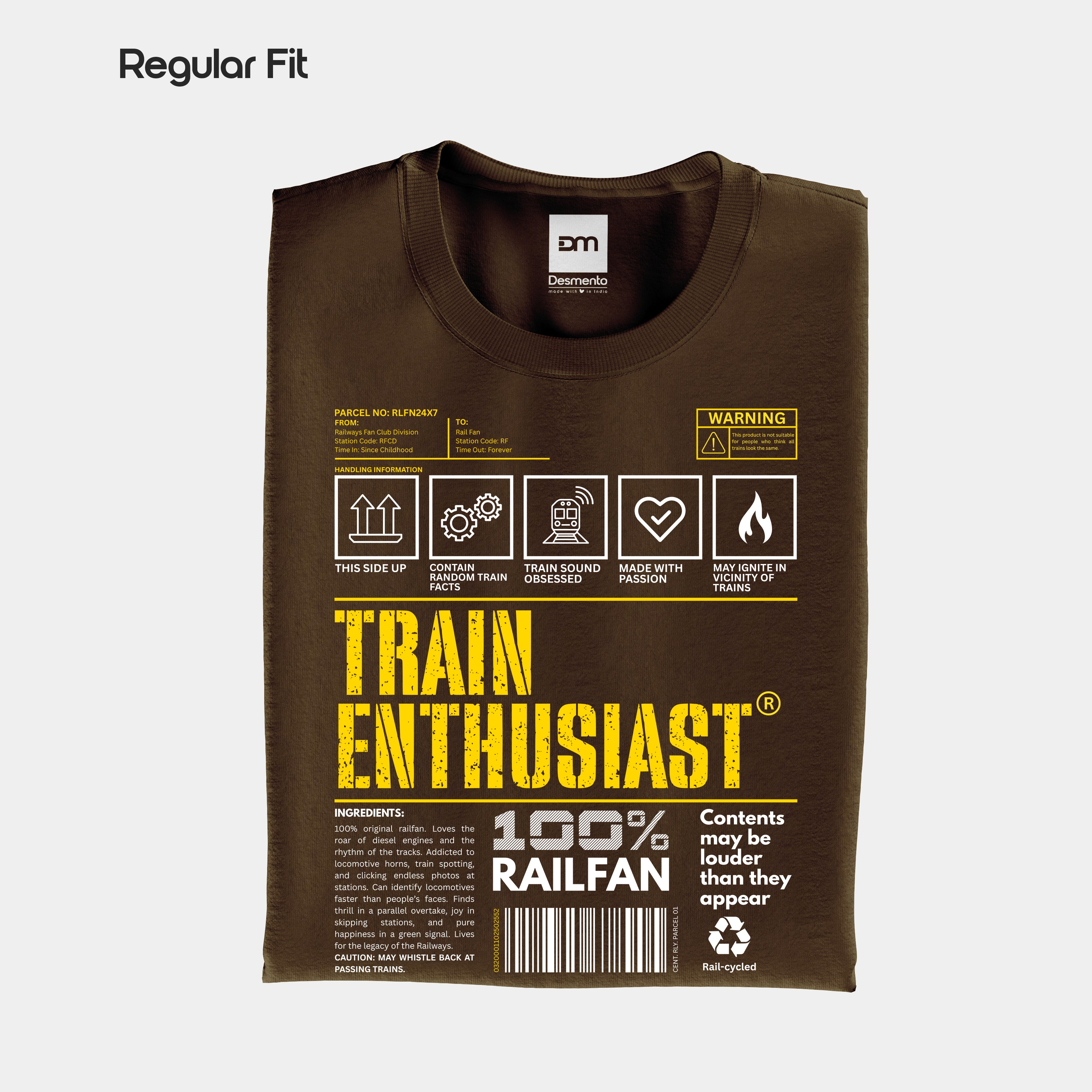 Train Enthusiast - Regular Fit