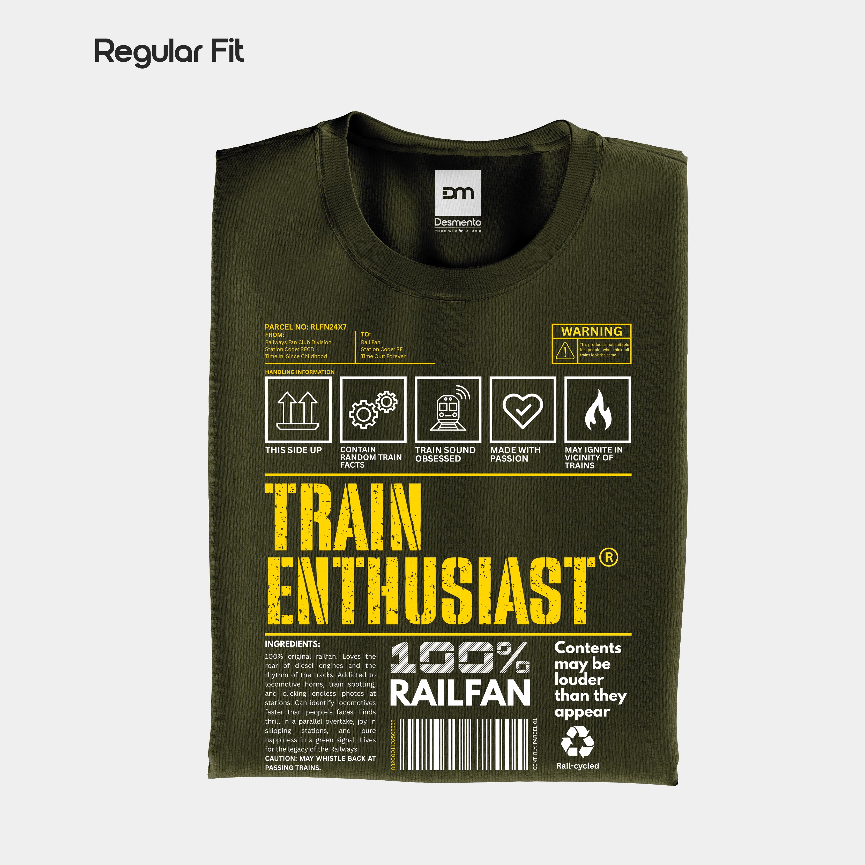 Train Enthusiast - Regular Fit