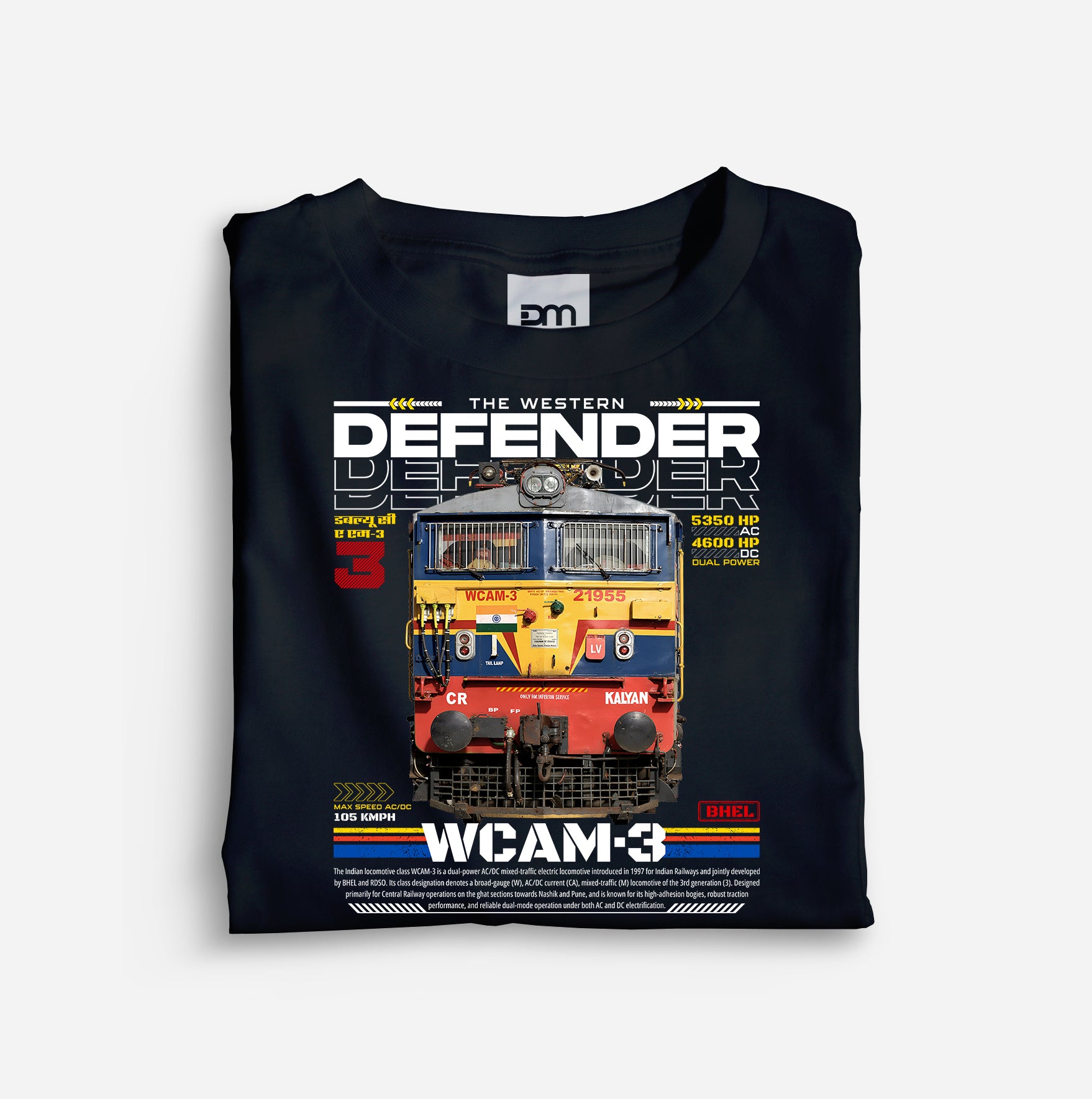 WCAM 3 The Western Defender Cotton T-shirt