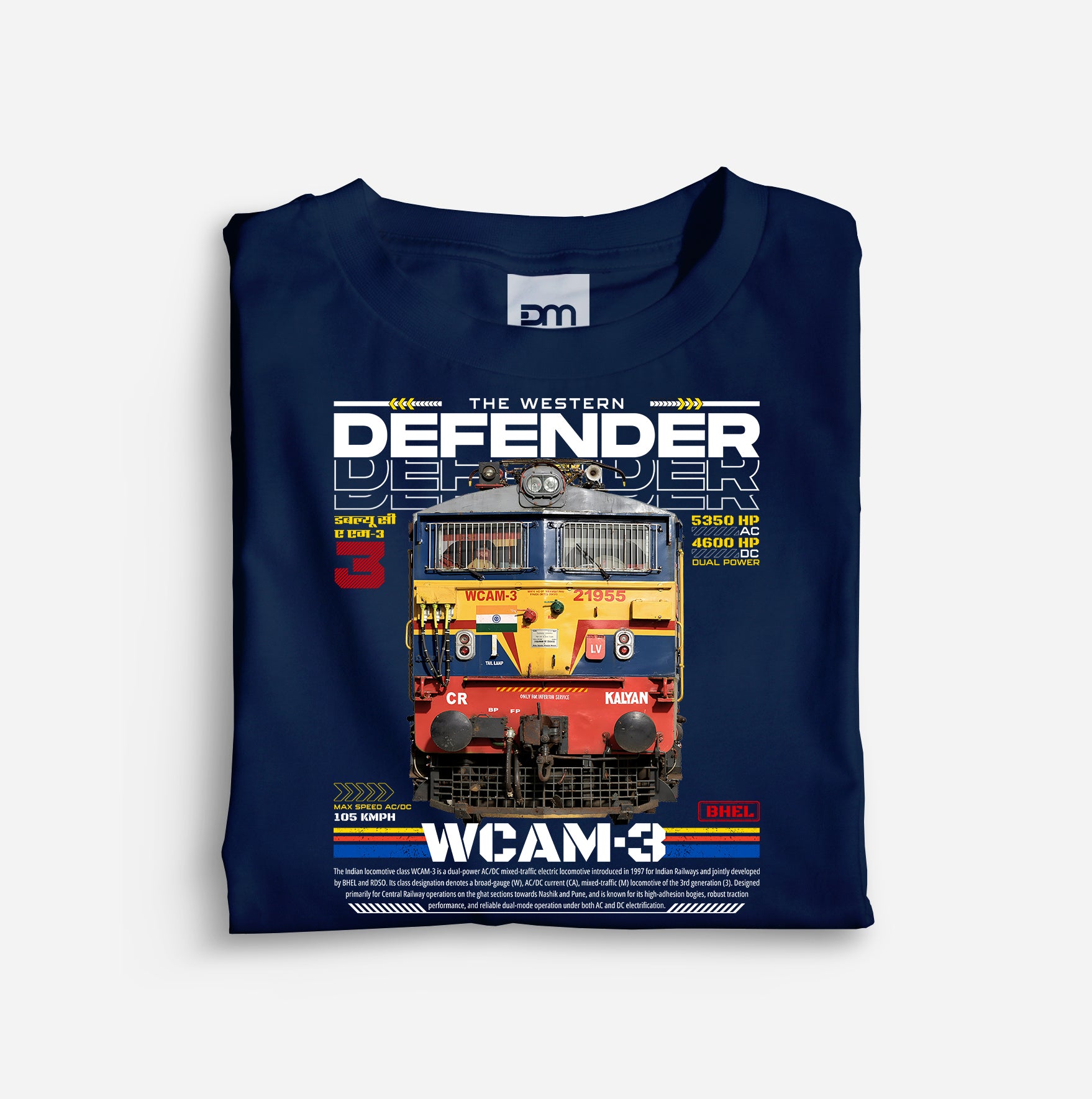 WCAM 3 The Western Defender Cotton T-shirt