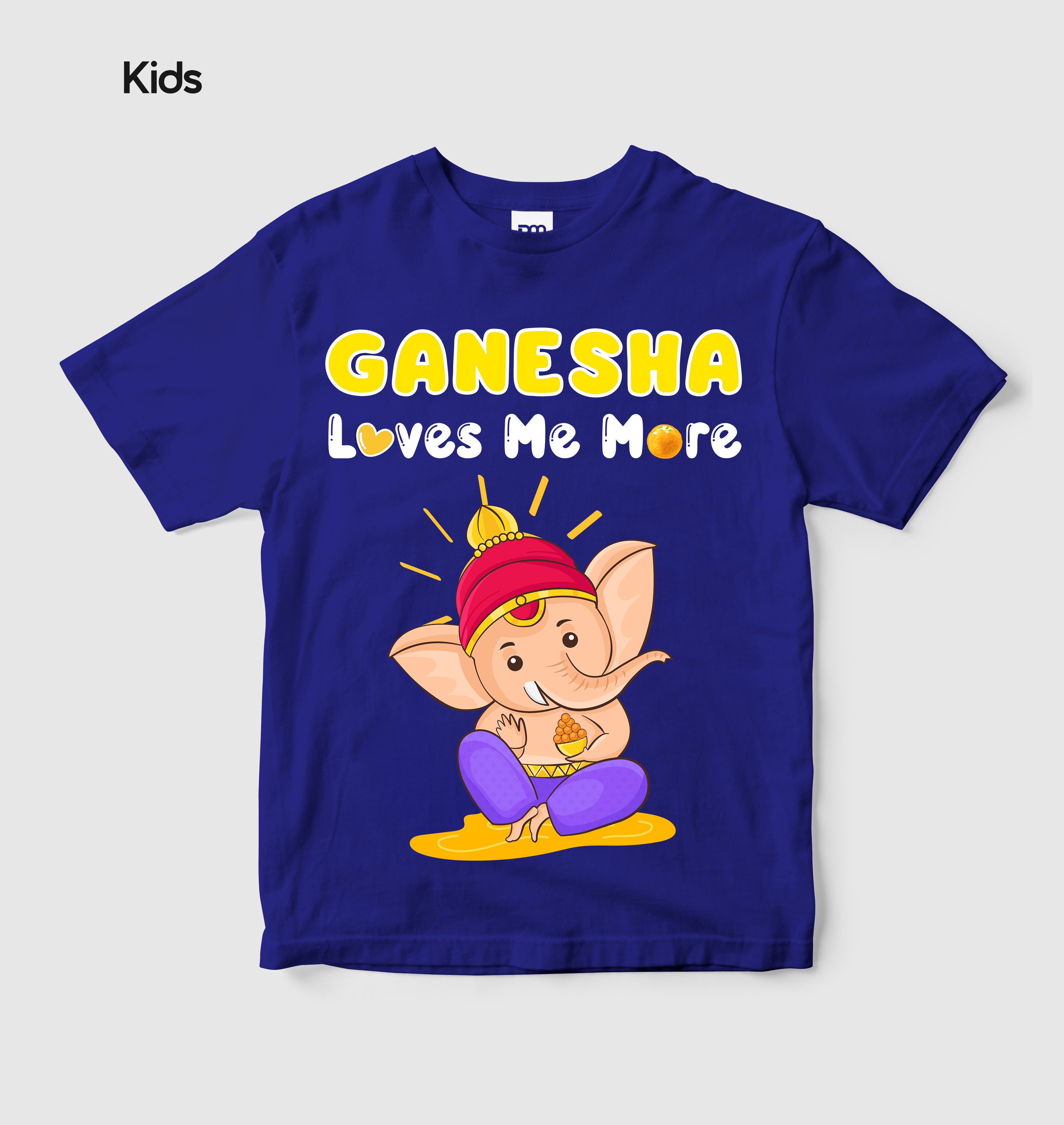 Ganesha Loves Me More - Kids Tshirt