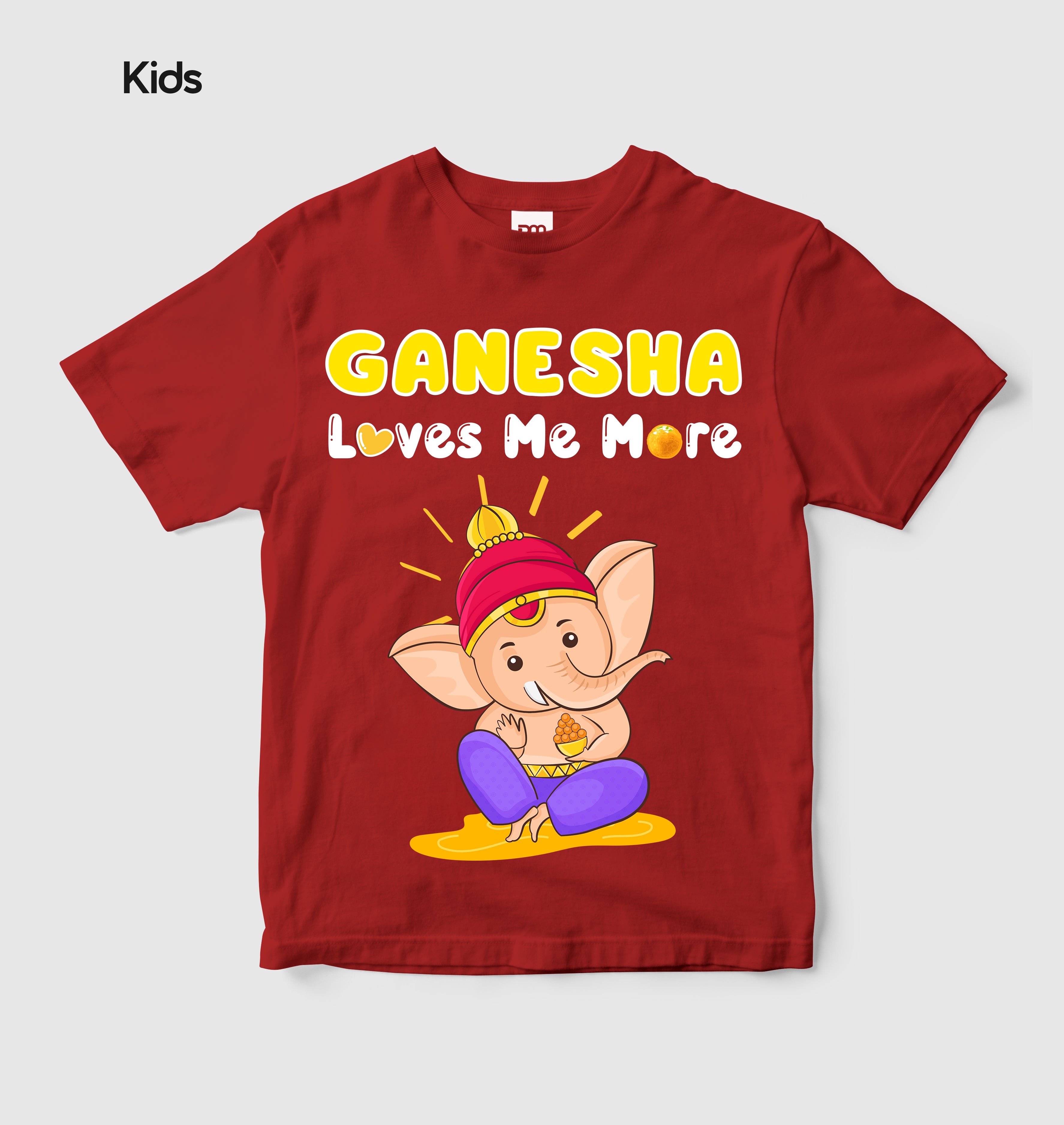 Ganesha Loves Me More - Kids Tshirt