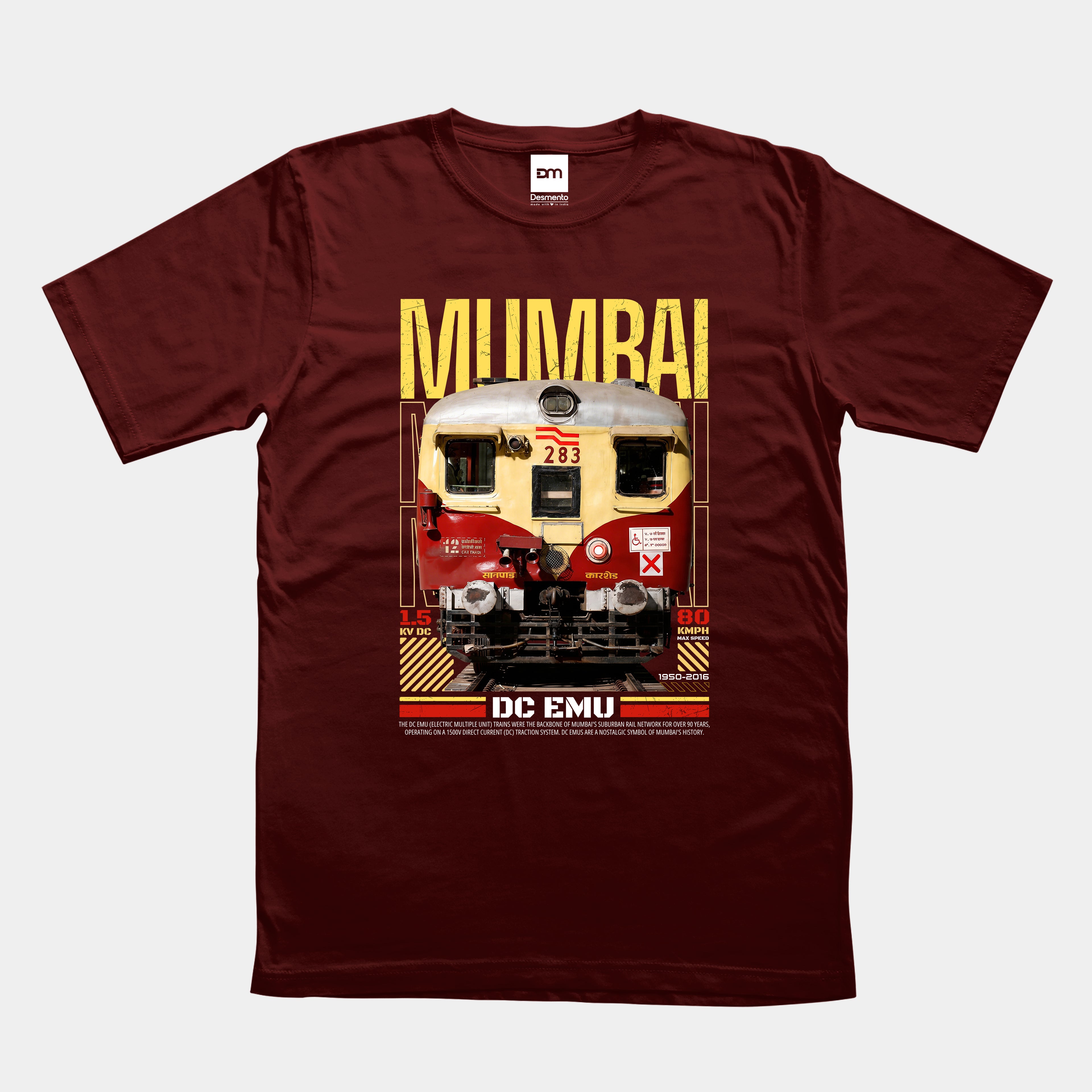 Mumbai DC EMU Cotton T-shirt