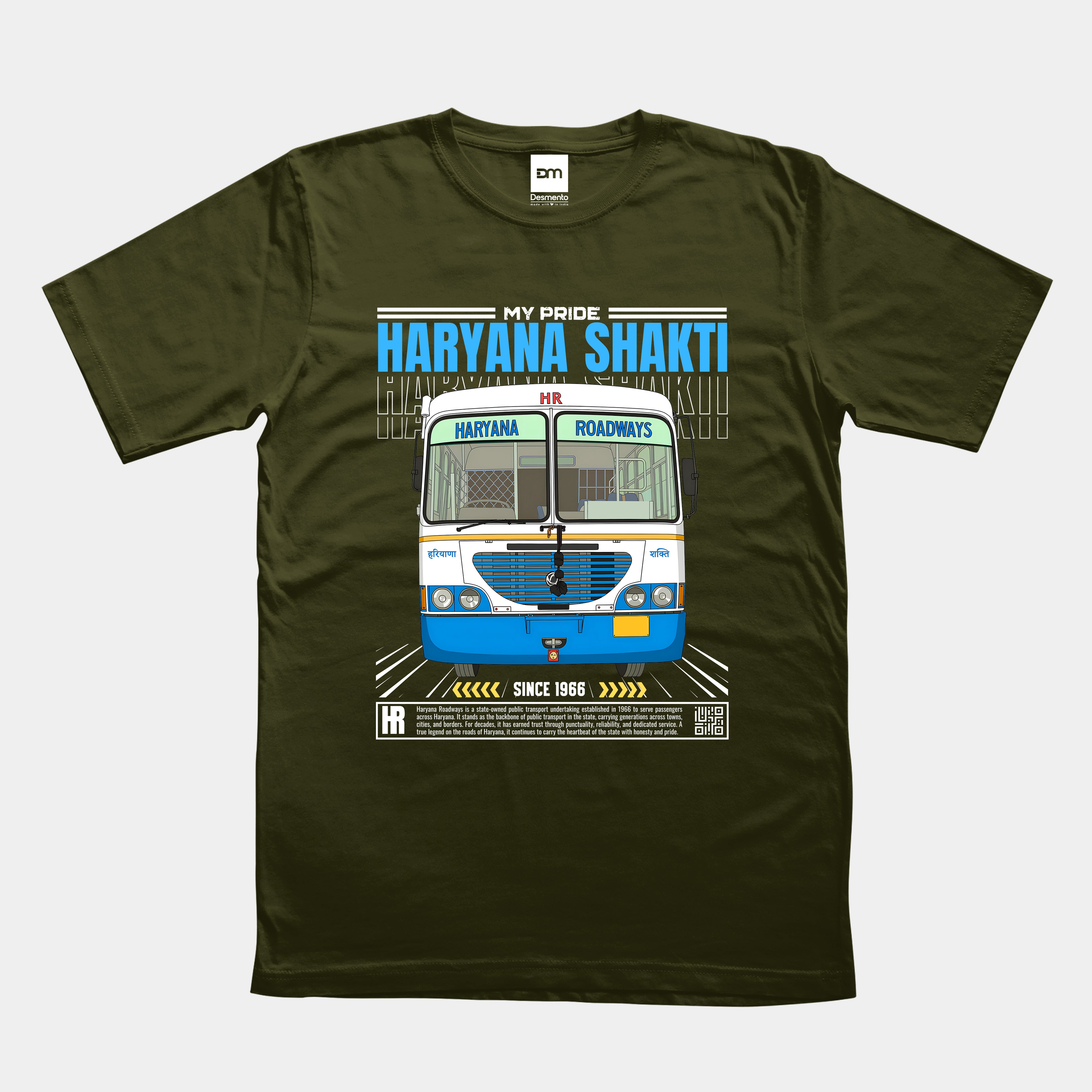 Haryana Shakti Cotton T-shirt