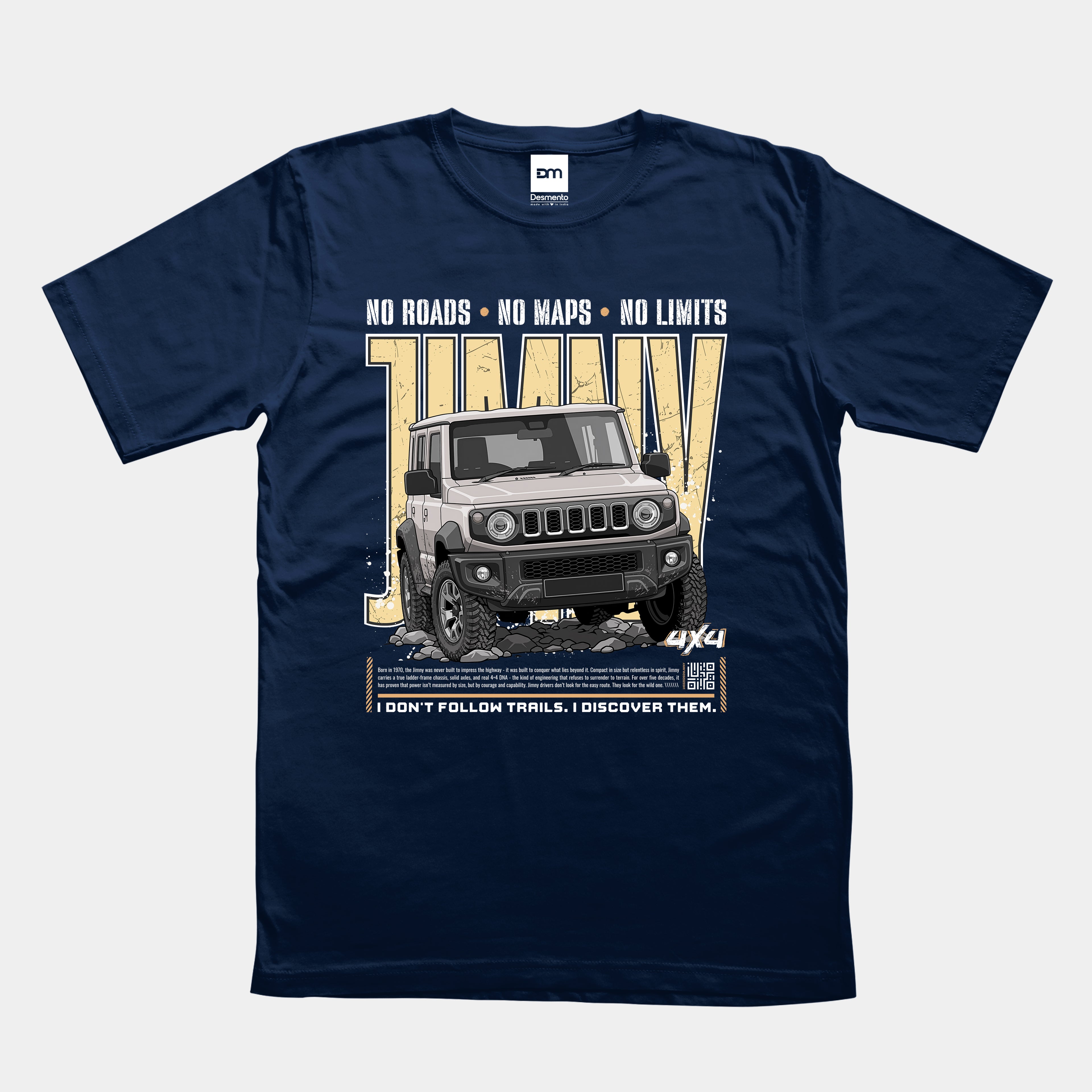 No Maps No Limits Cotton T-shirt