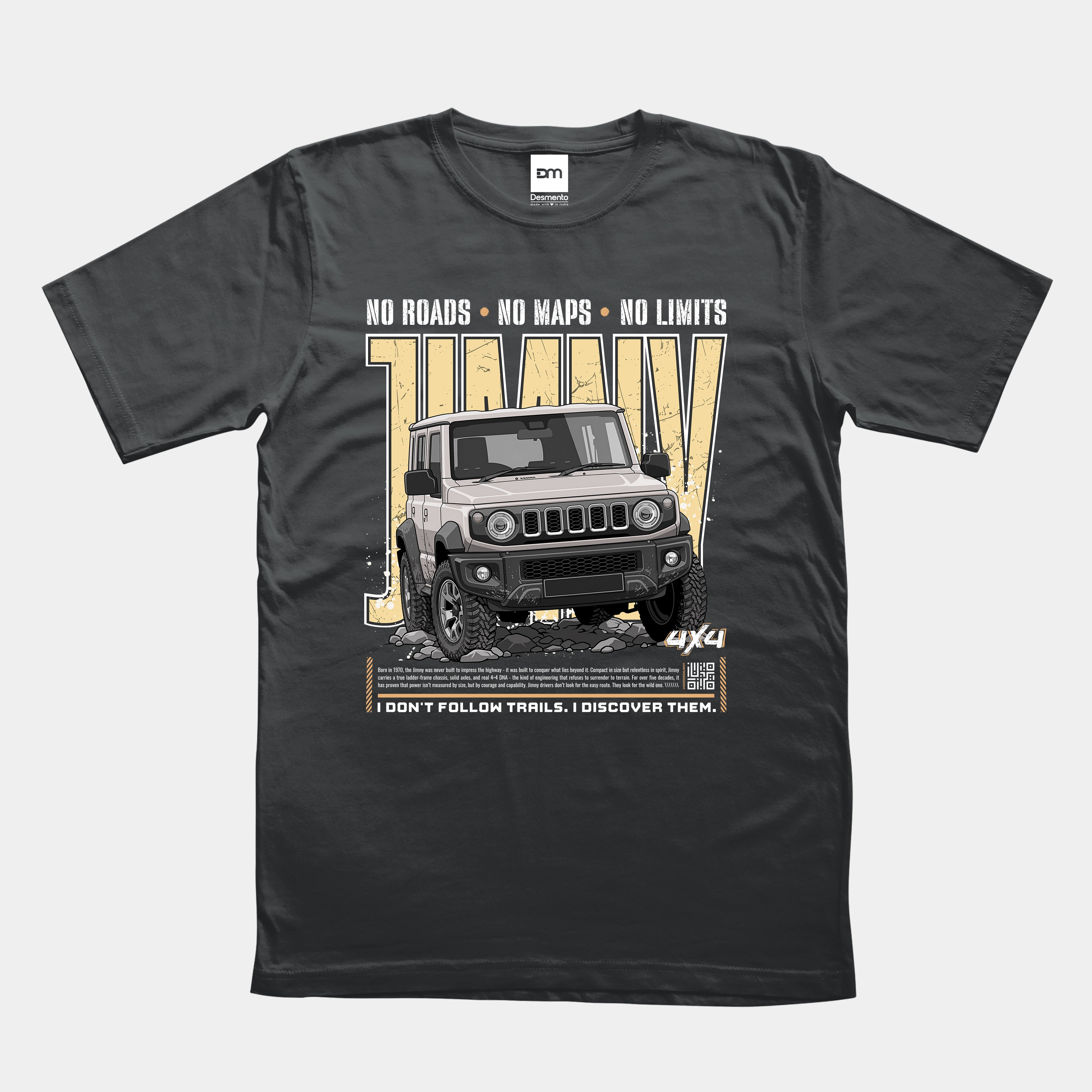 No Maps No Limits Cotton T-shirt