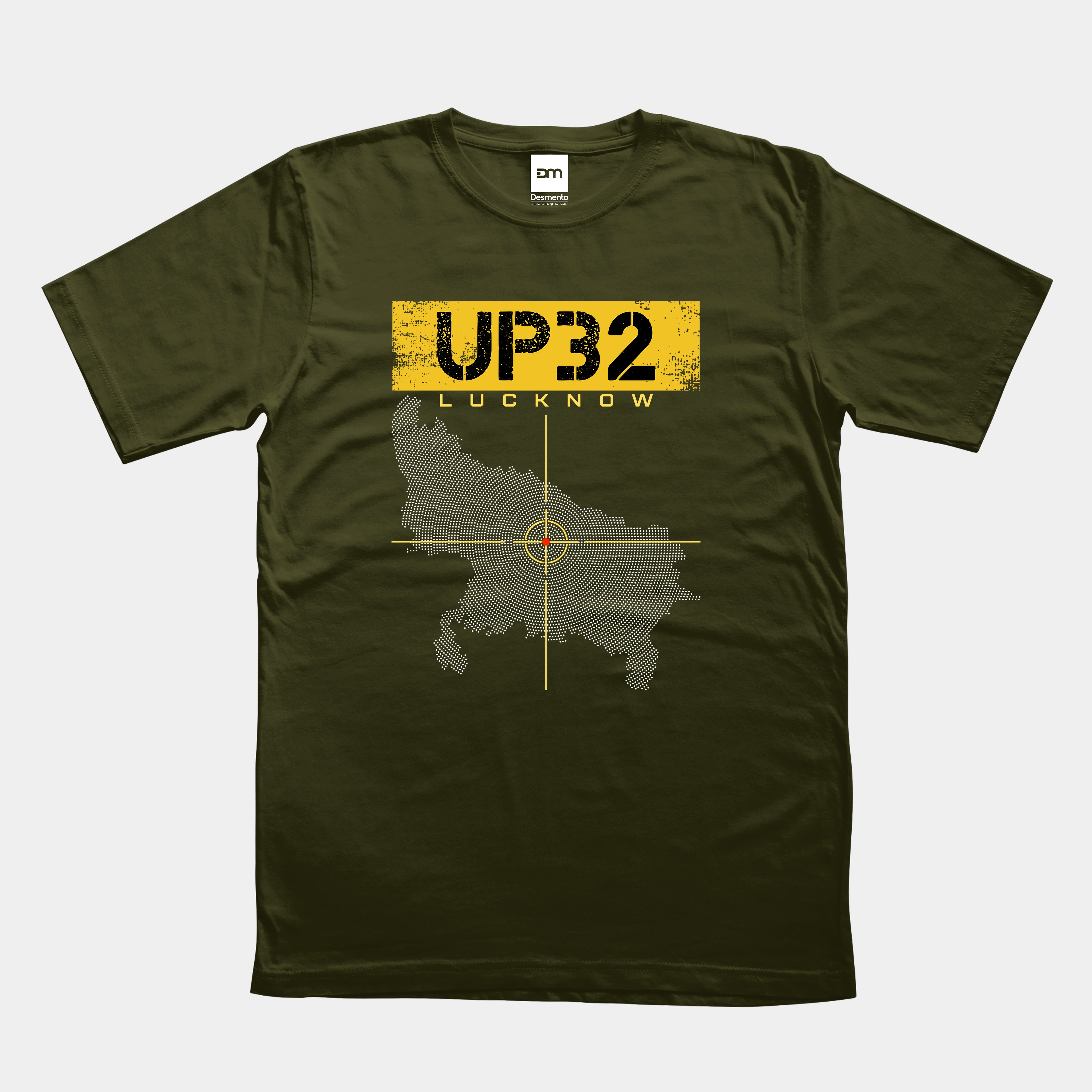 UP 32 Lucknow Cotton T-shirt
