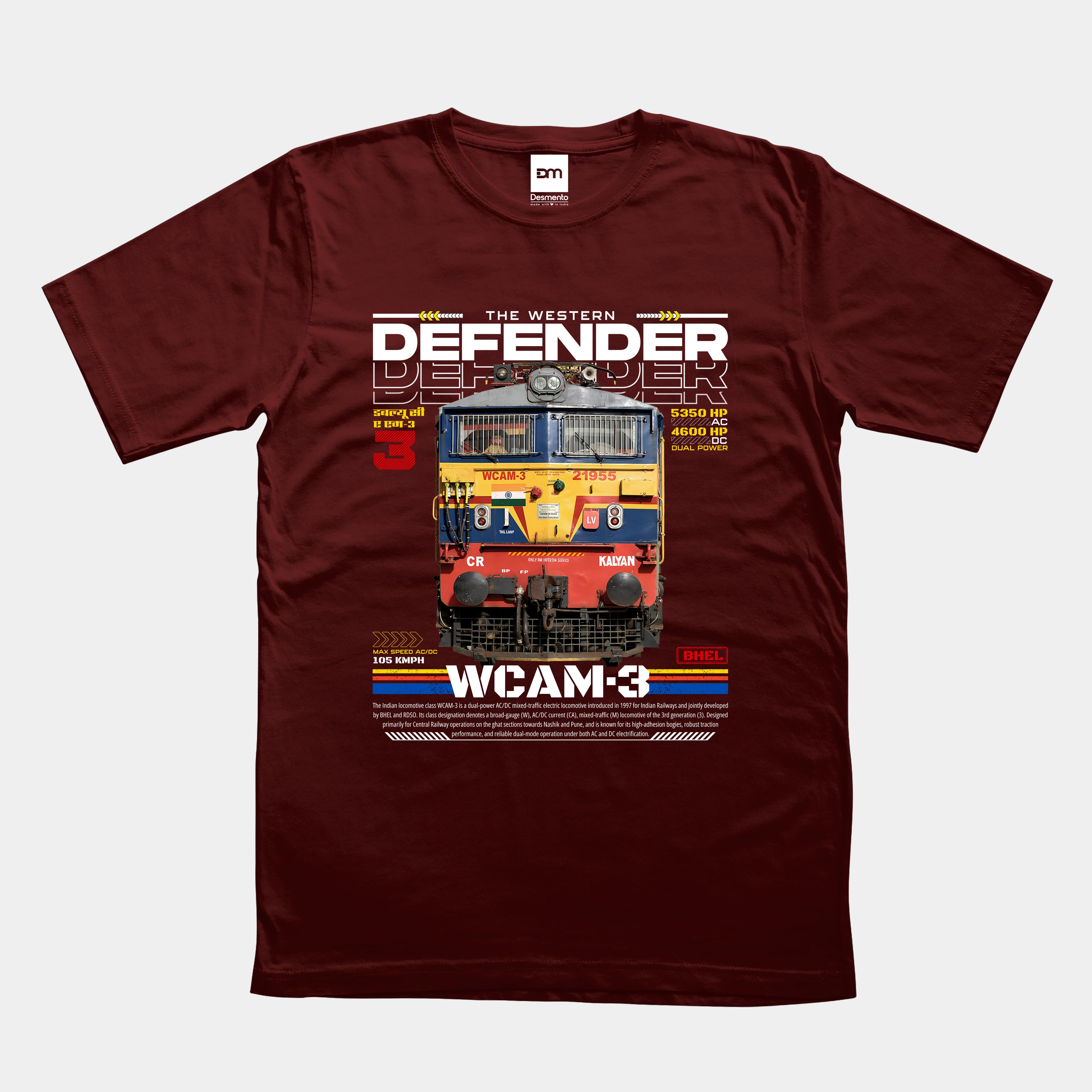 WCAM 3 The Western Defender Cotton T-shirt
