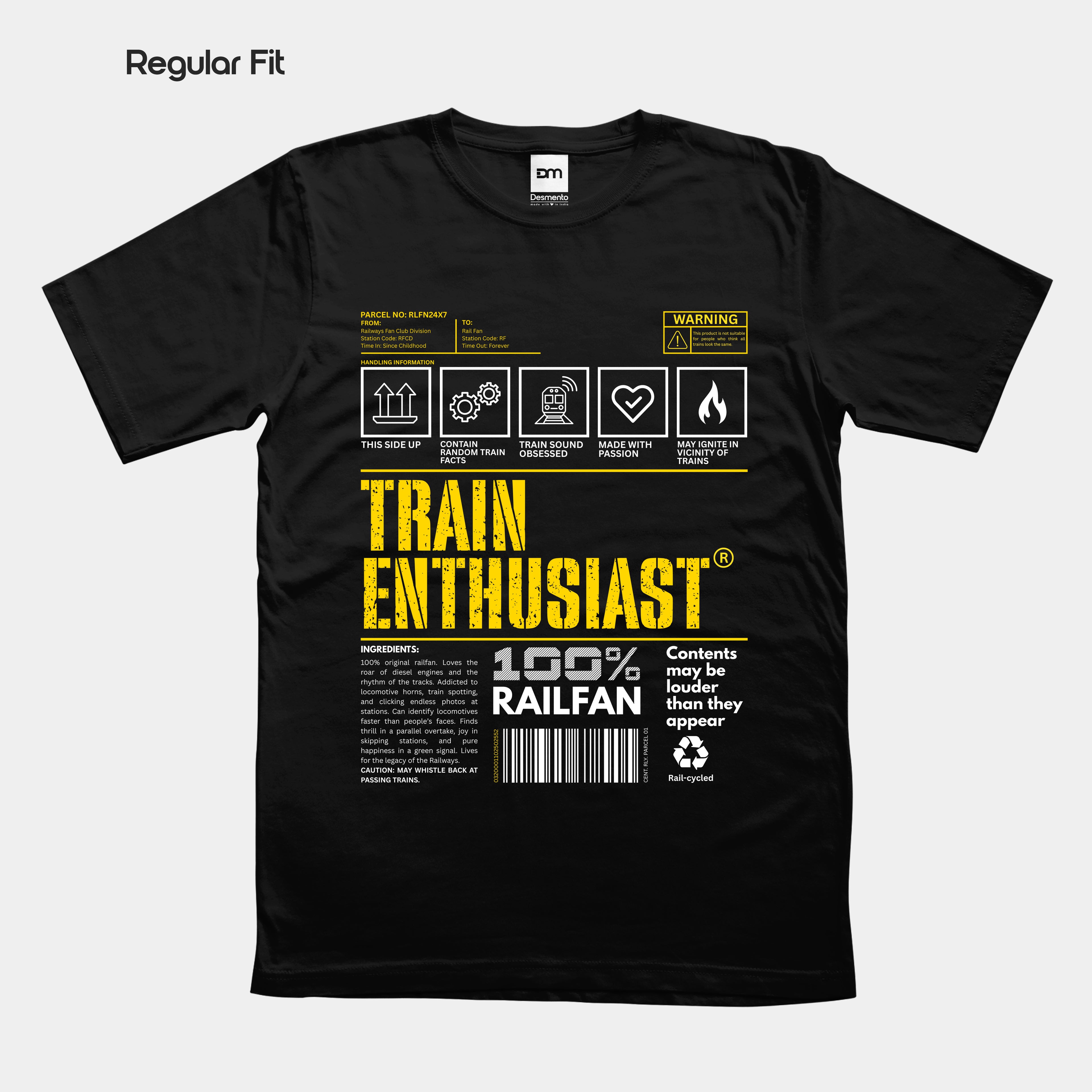 Train Enthusiast - Regular Fit