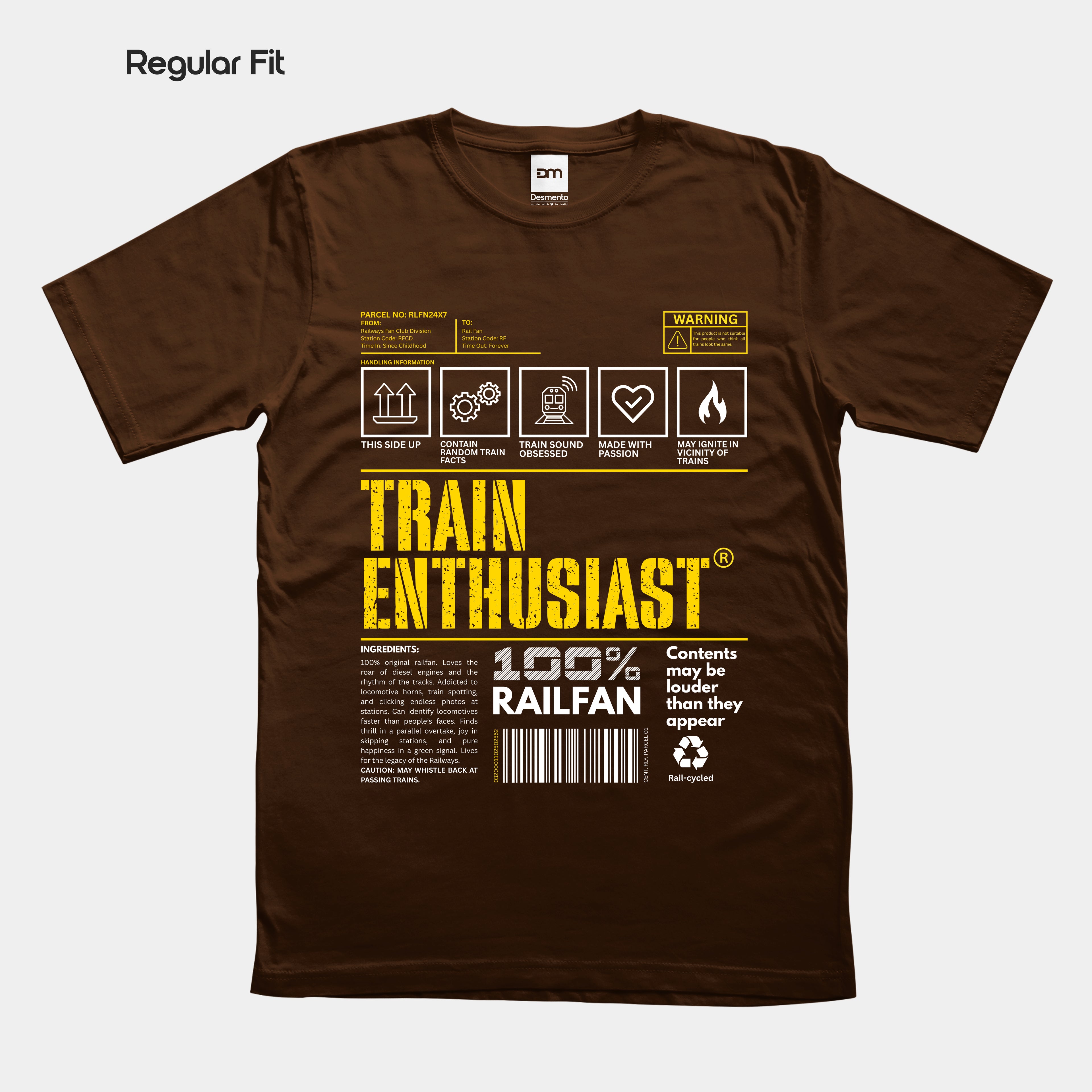 Train Enthusiast - Regular Fit