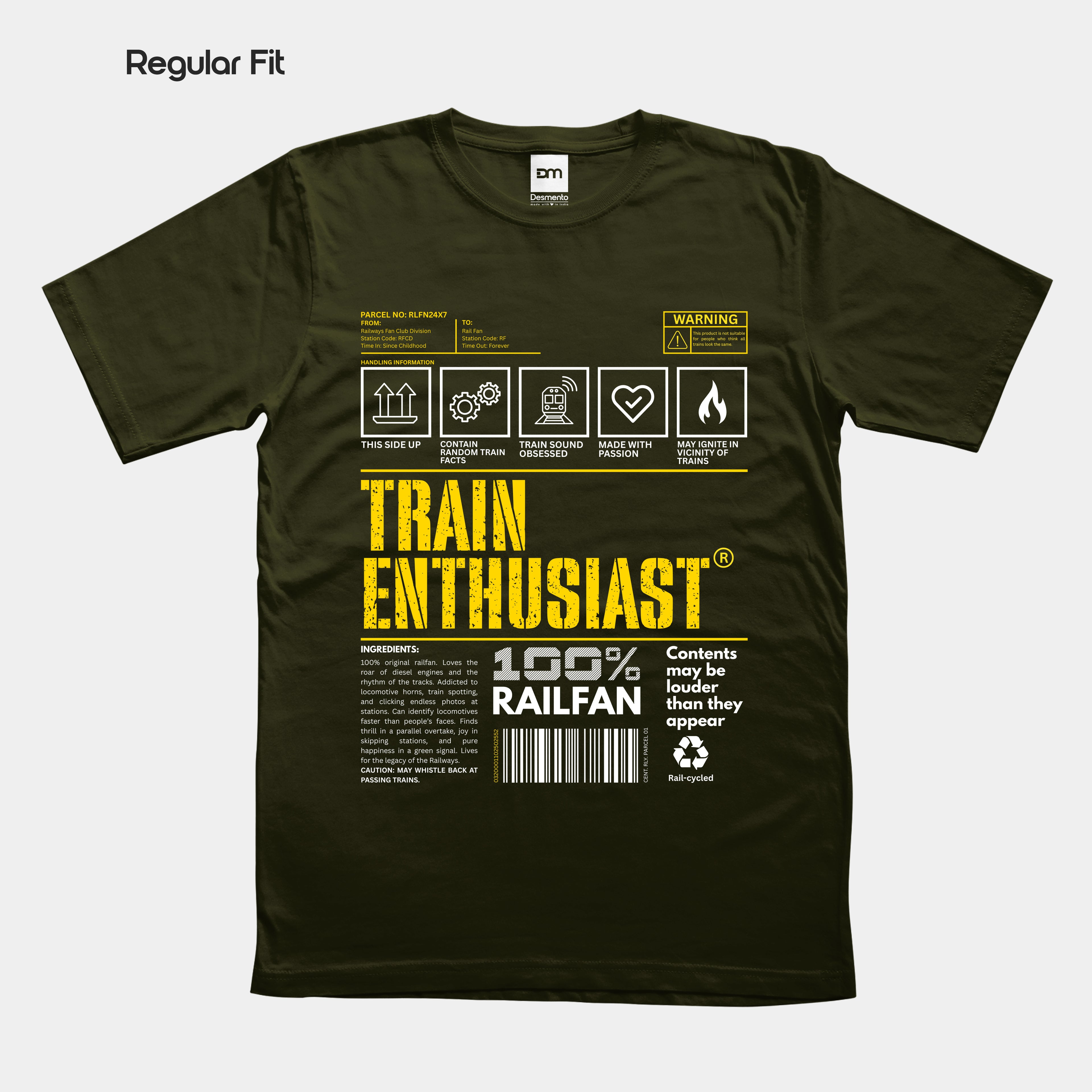 Train Enthusiast - Regular Fit