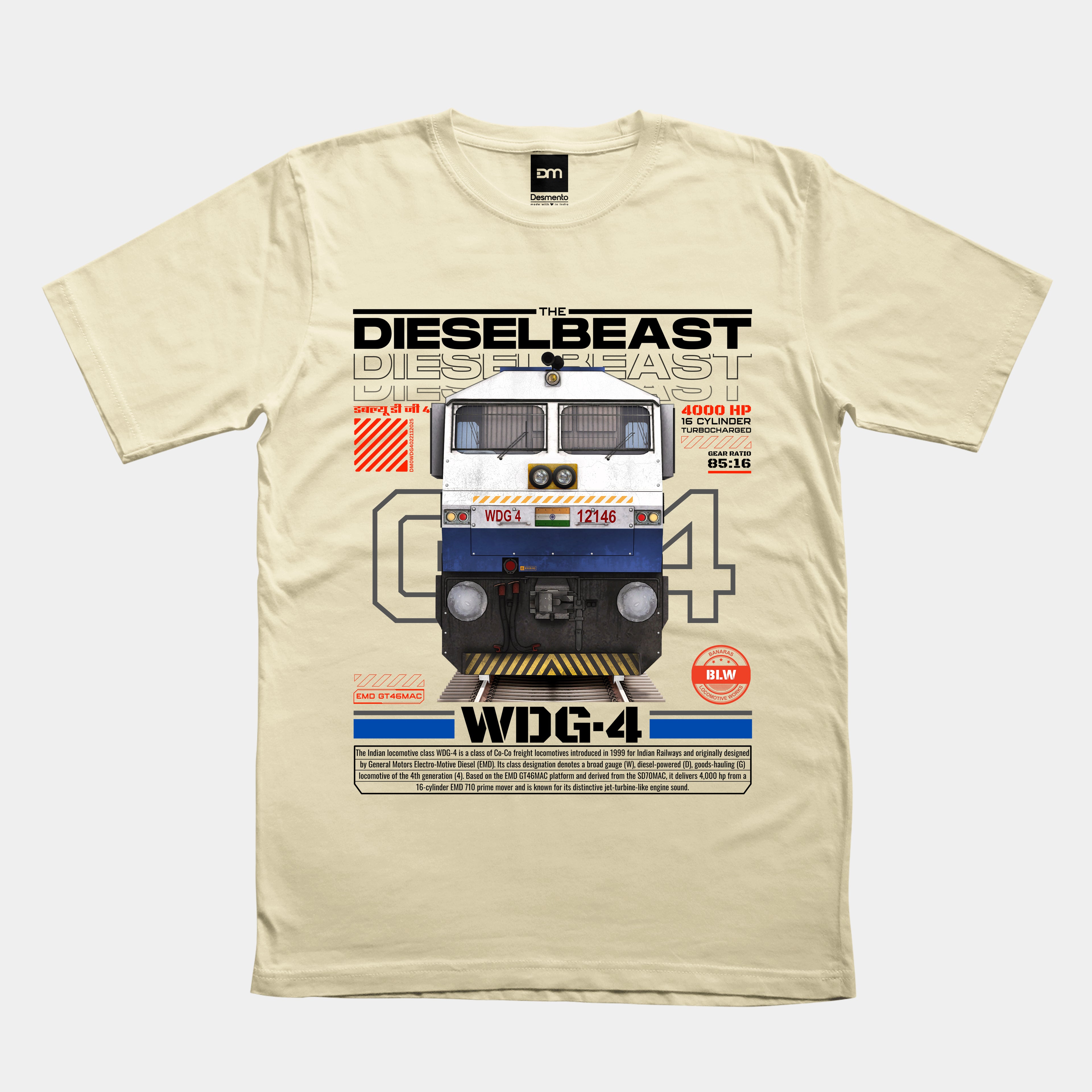 WDG 4 - The Diesel Beast Cotton T-shirt