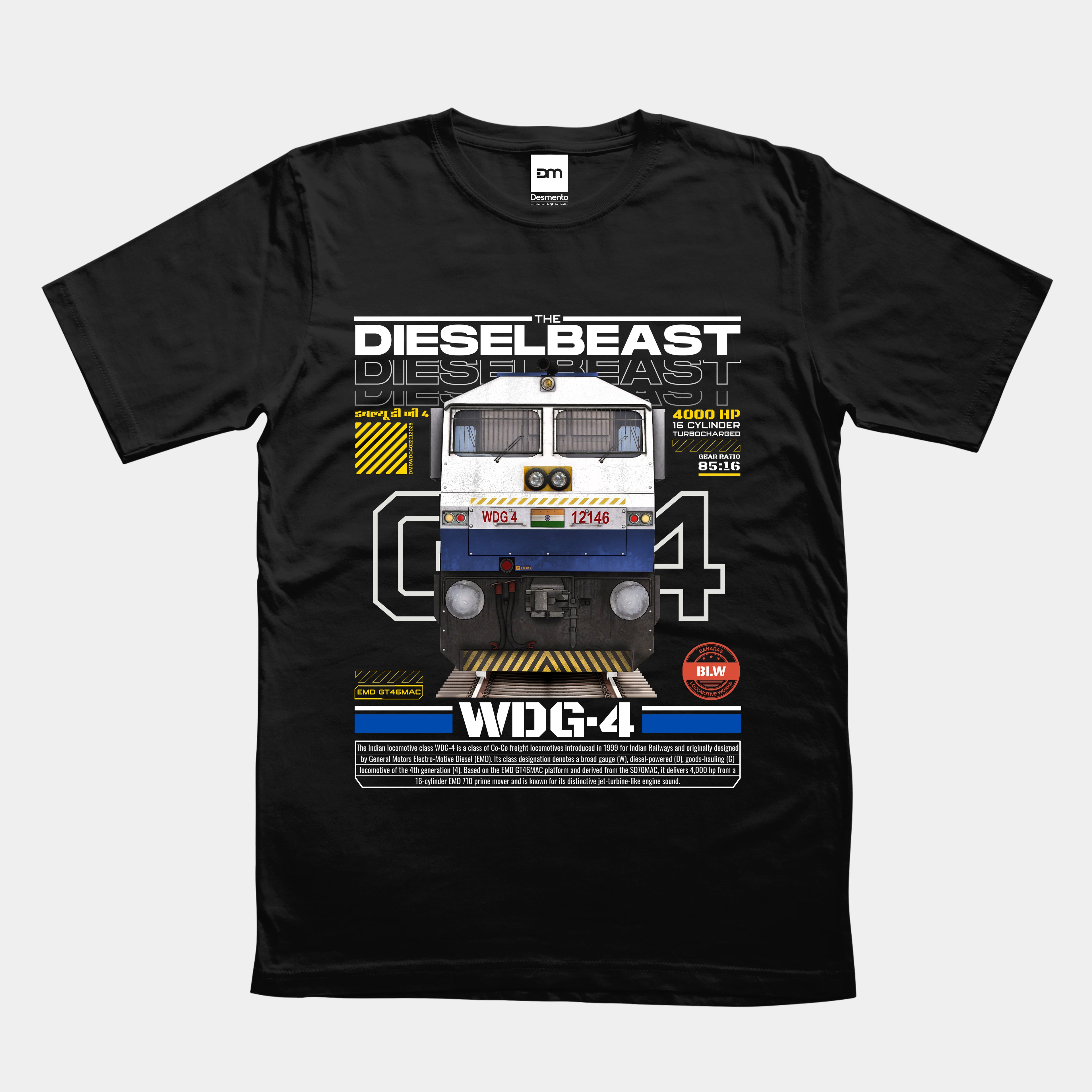 WDG 4 - The Diesel Beast Cotton T-shirt