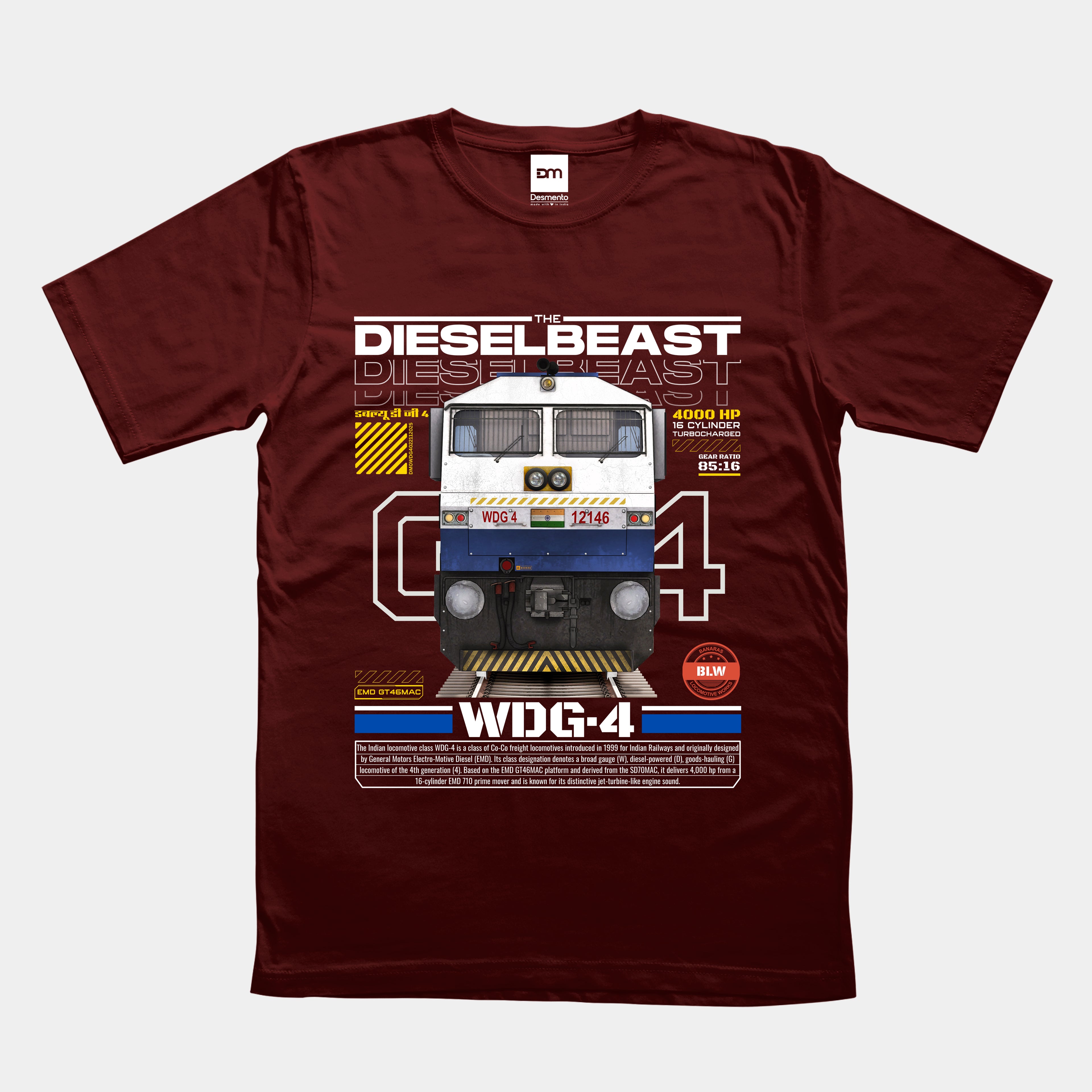 WDG 4 - The Diesel Beast Cotton T-shirt