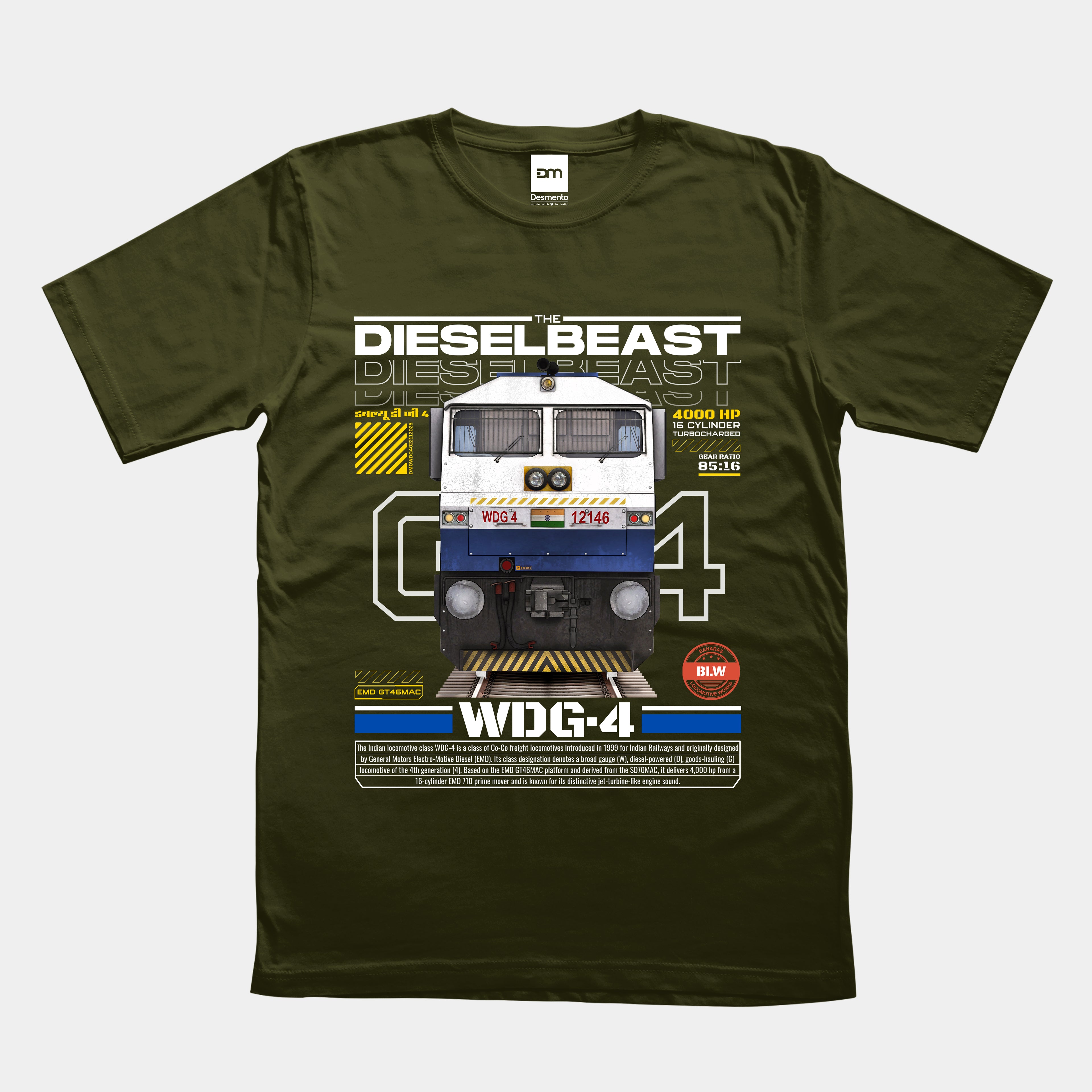 WDG 4 - The Diesel Beast Cotton T-shirt