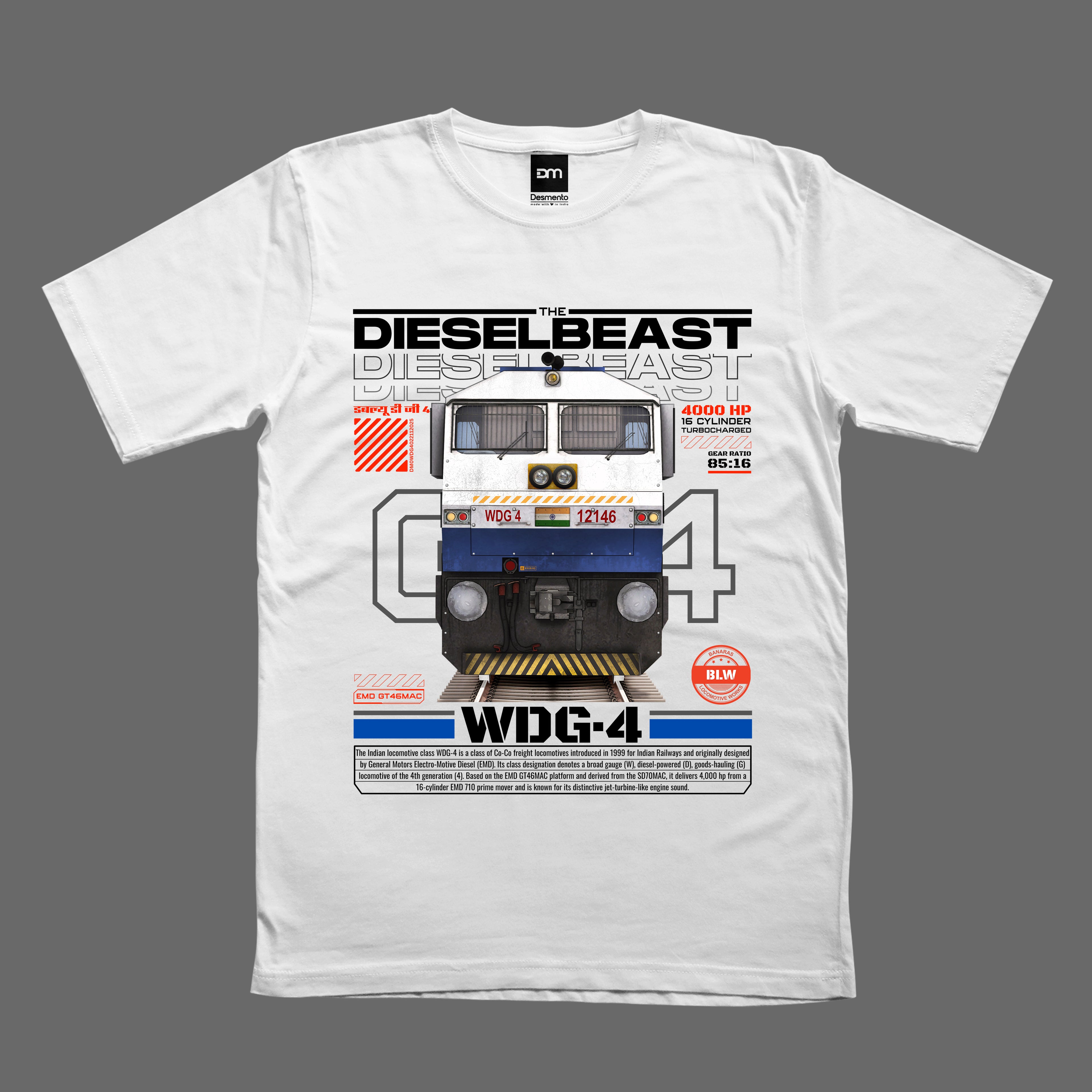WDG 4 - The Diesel Beast Cotton T-shirt