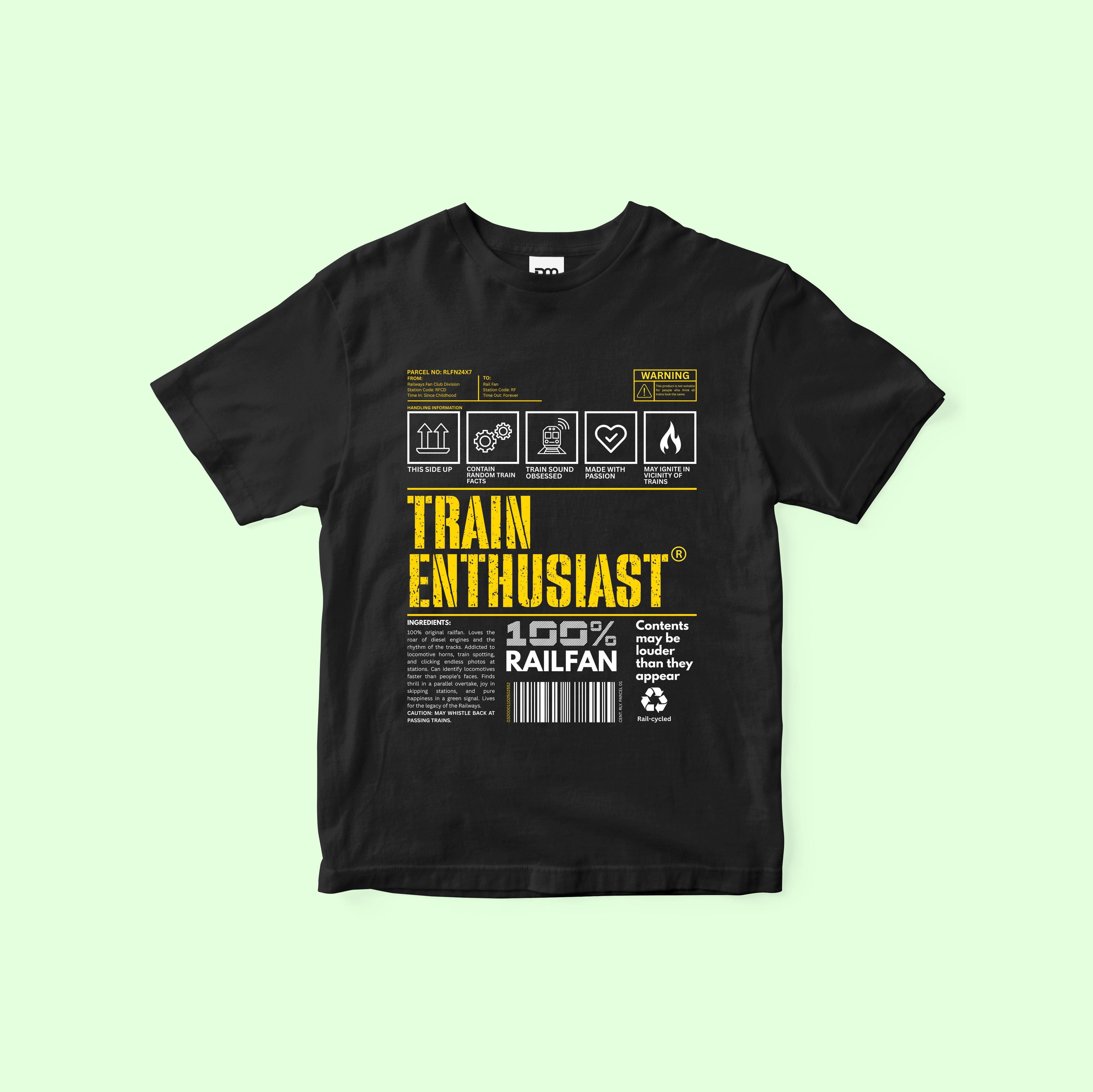 Train Enthusiast Kids T-shirt