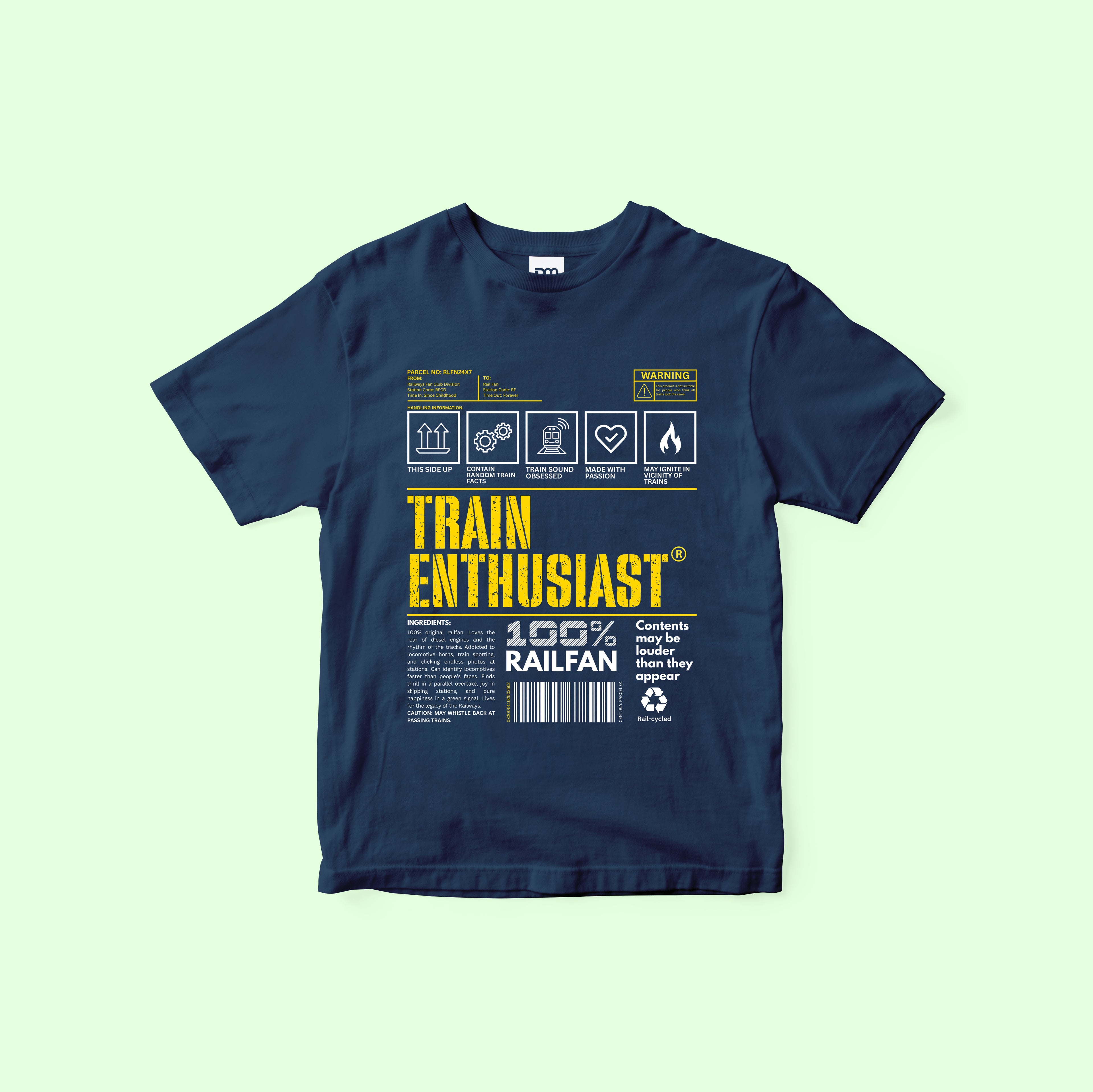 Train Enthusiast Kids T-shirt