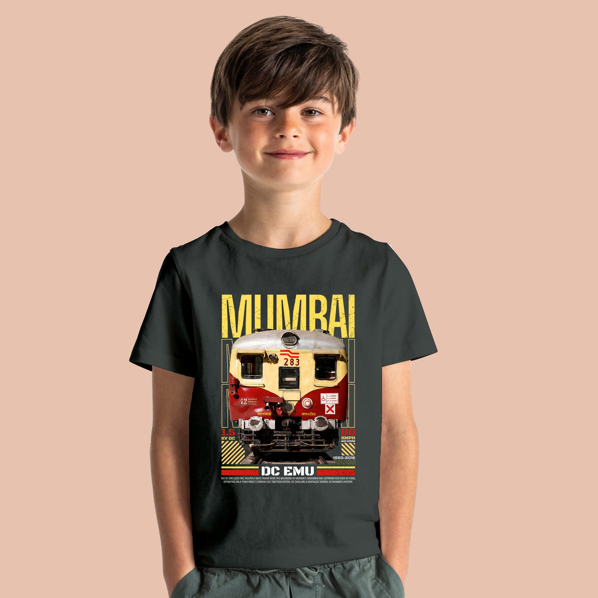Mumbai DC EMU Kids T-shirt