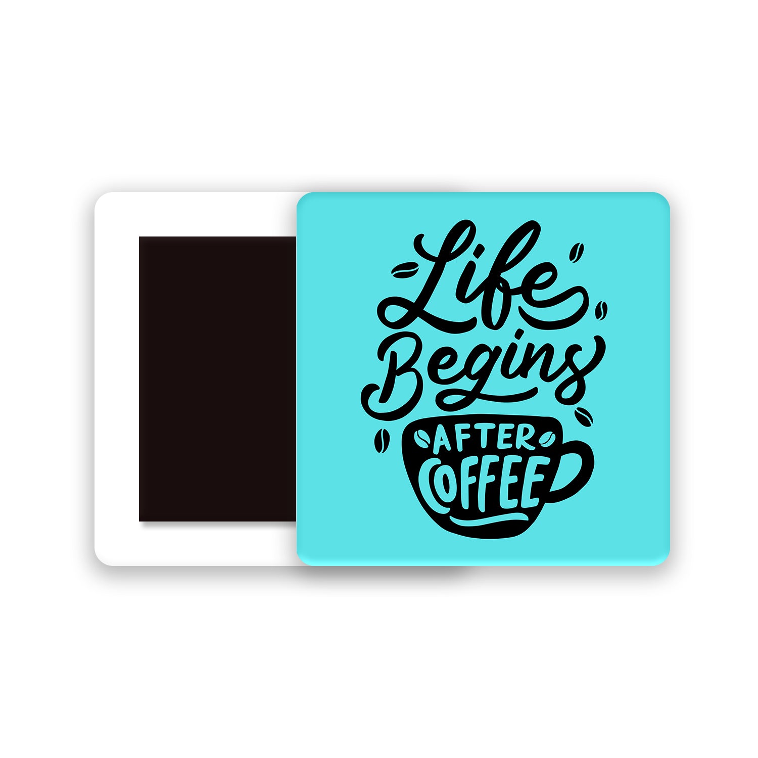 After Coffee - Acrylic Fridge Magnet
