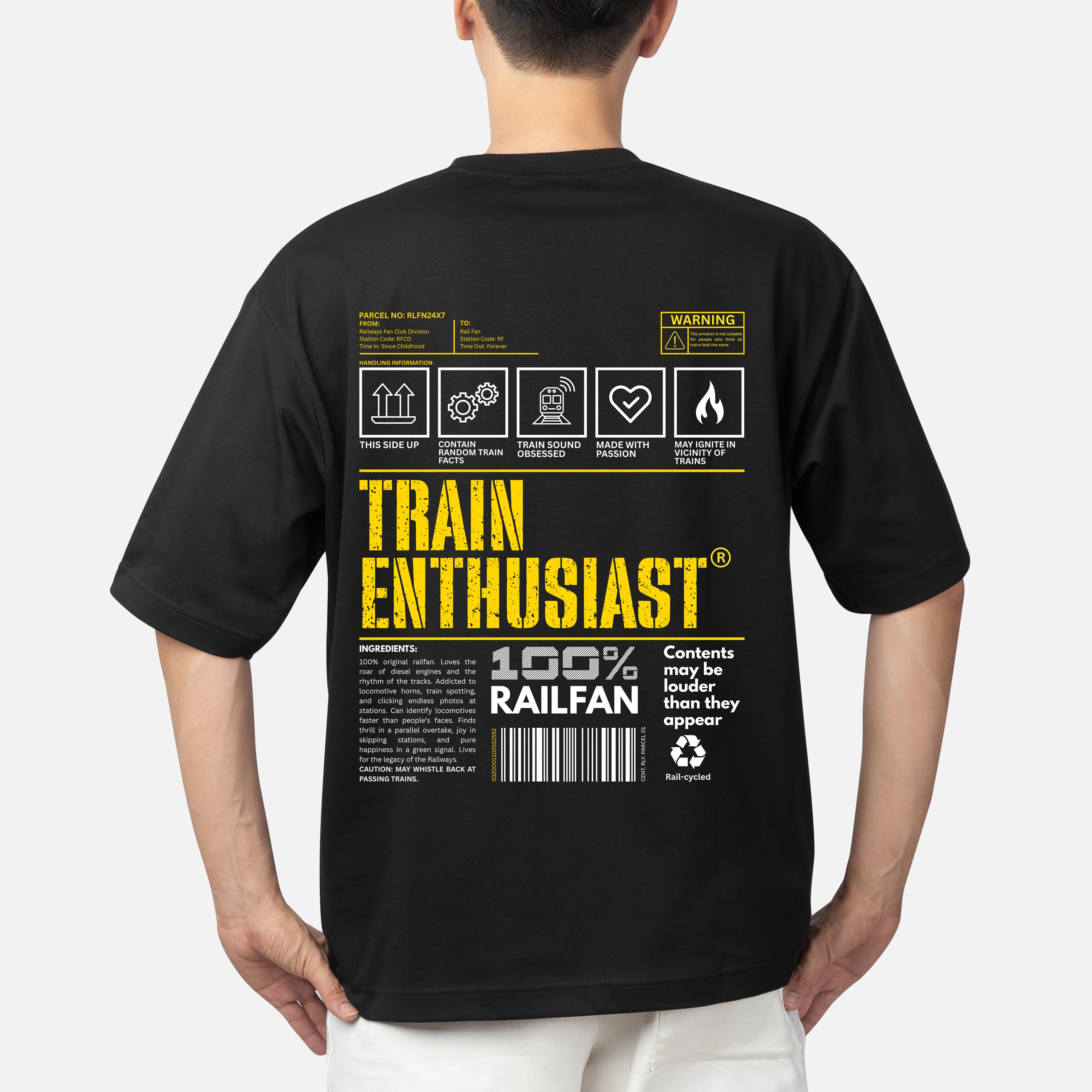 Train Enthusiast - Oversized Fit