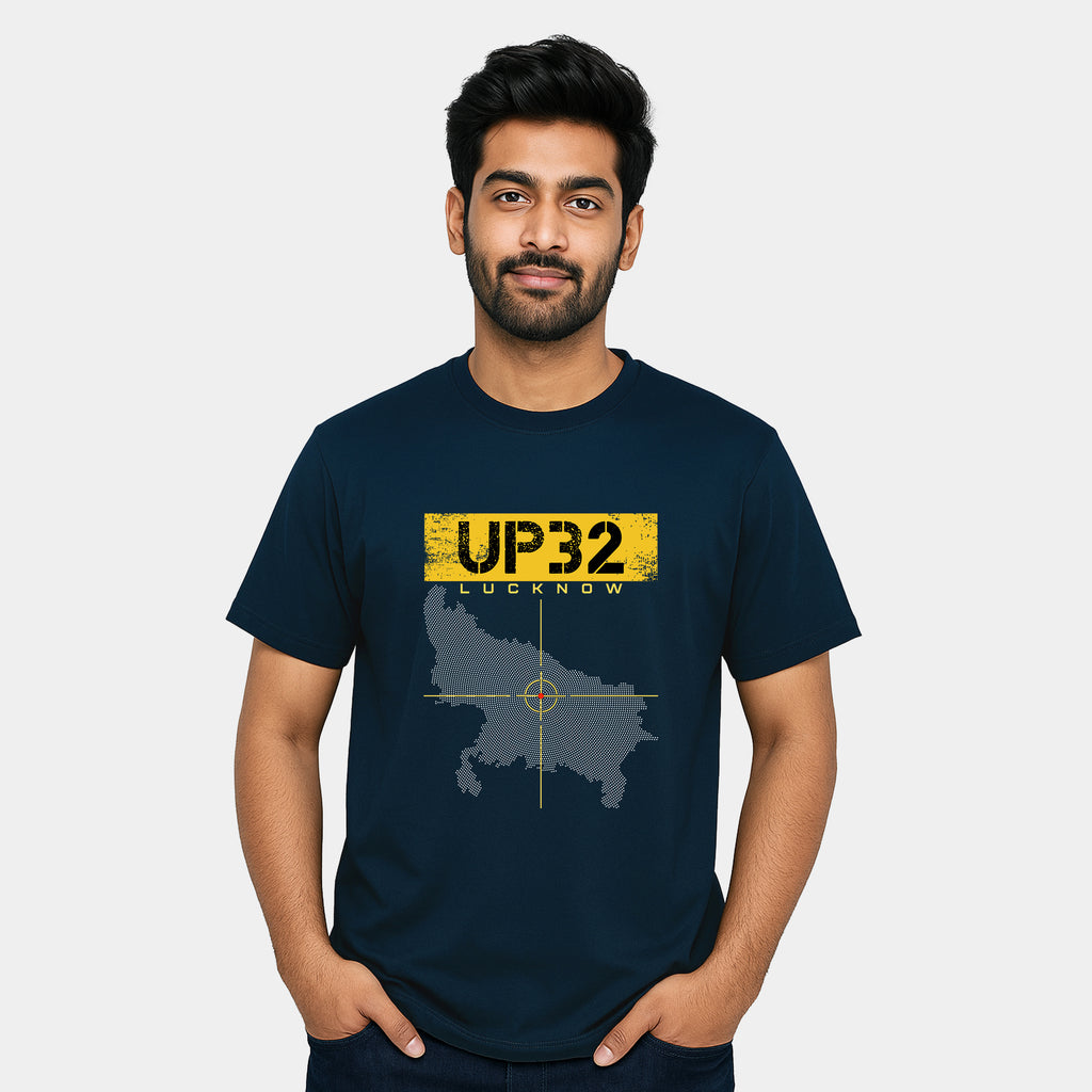 UP 32 Lucknow Cotton T-shirt