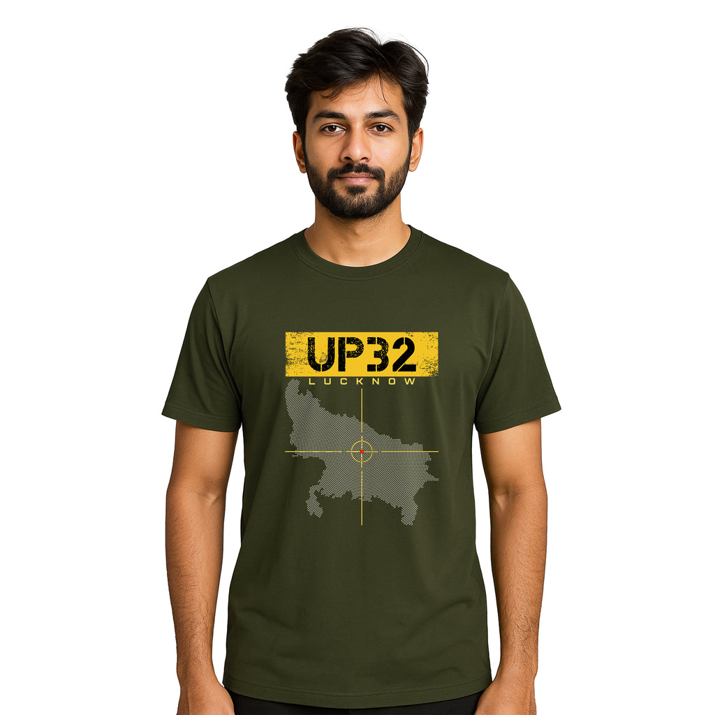 UP 32 Lucknow Cotton T-shirt