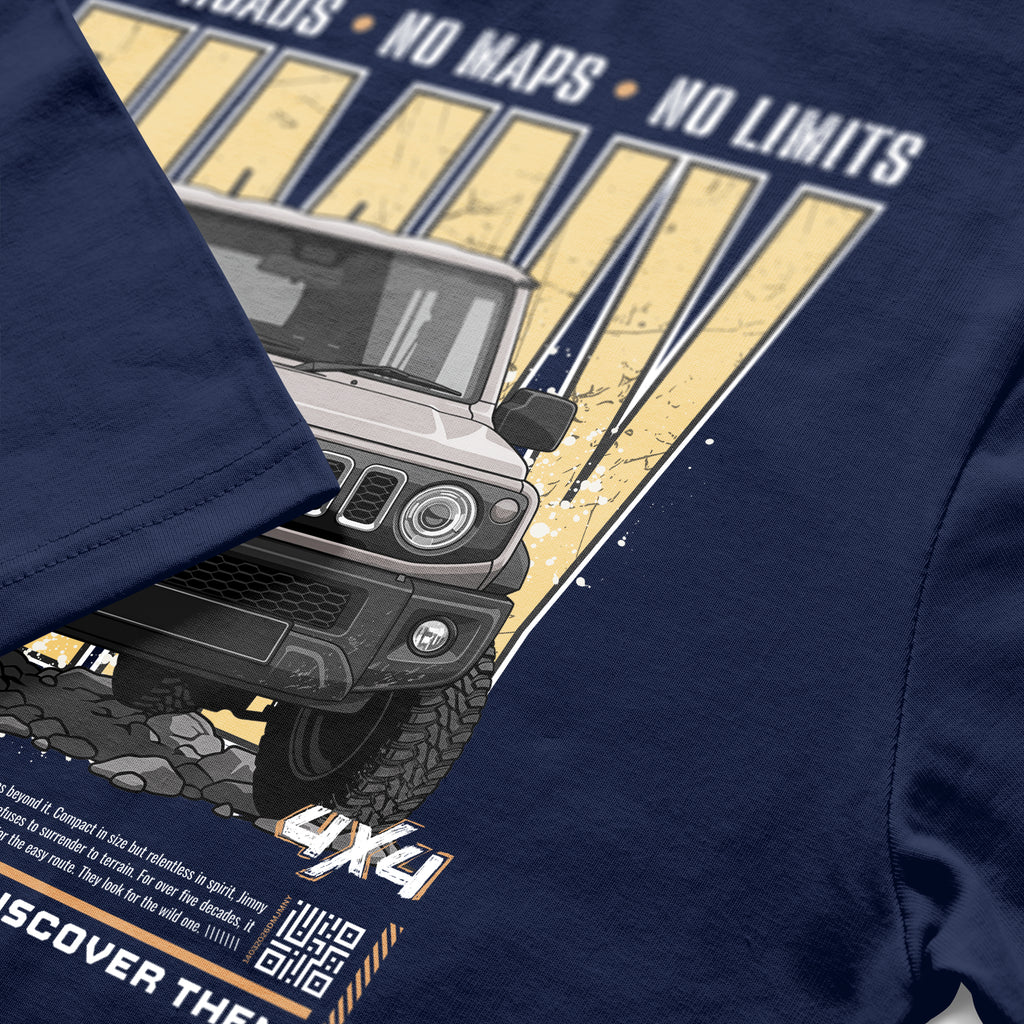 No Maps No Limits Cotton T-shirt
