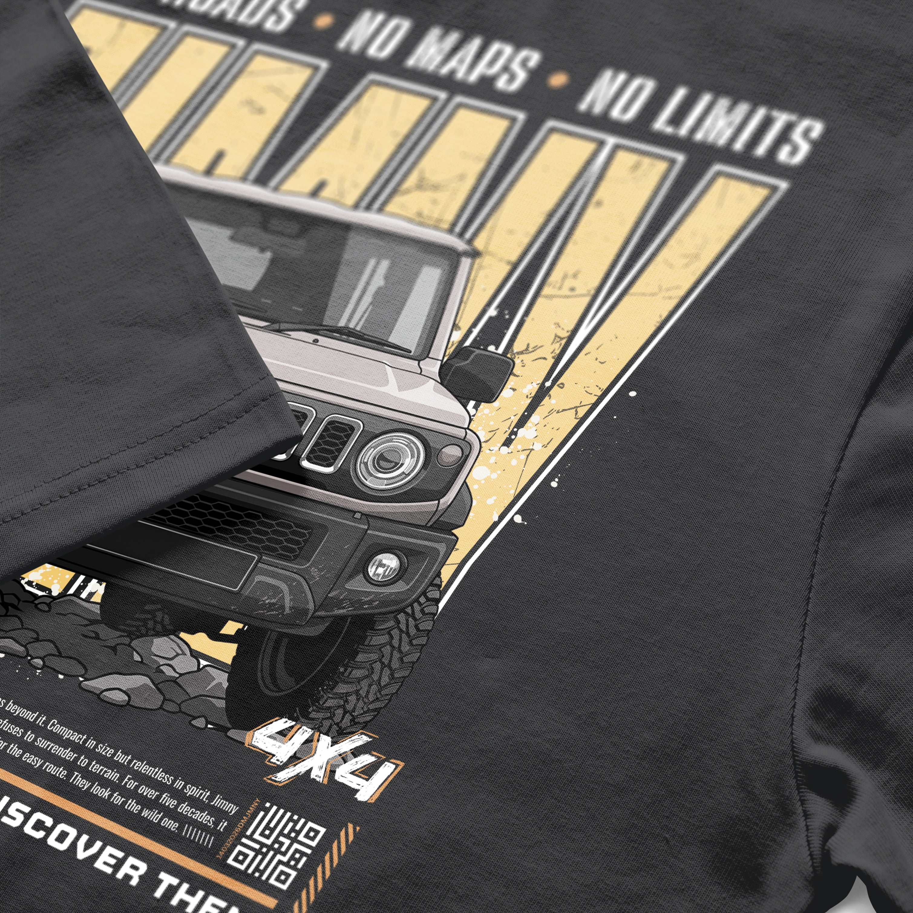 No Maps No Limits Cotton T-shirt