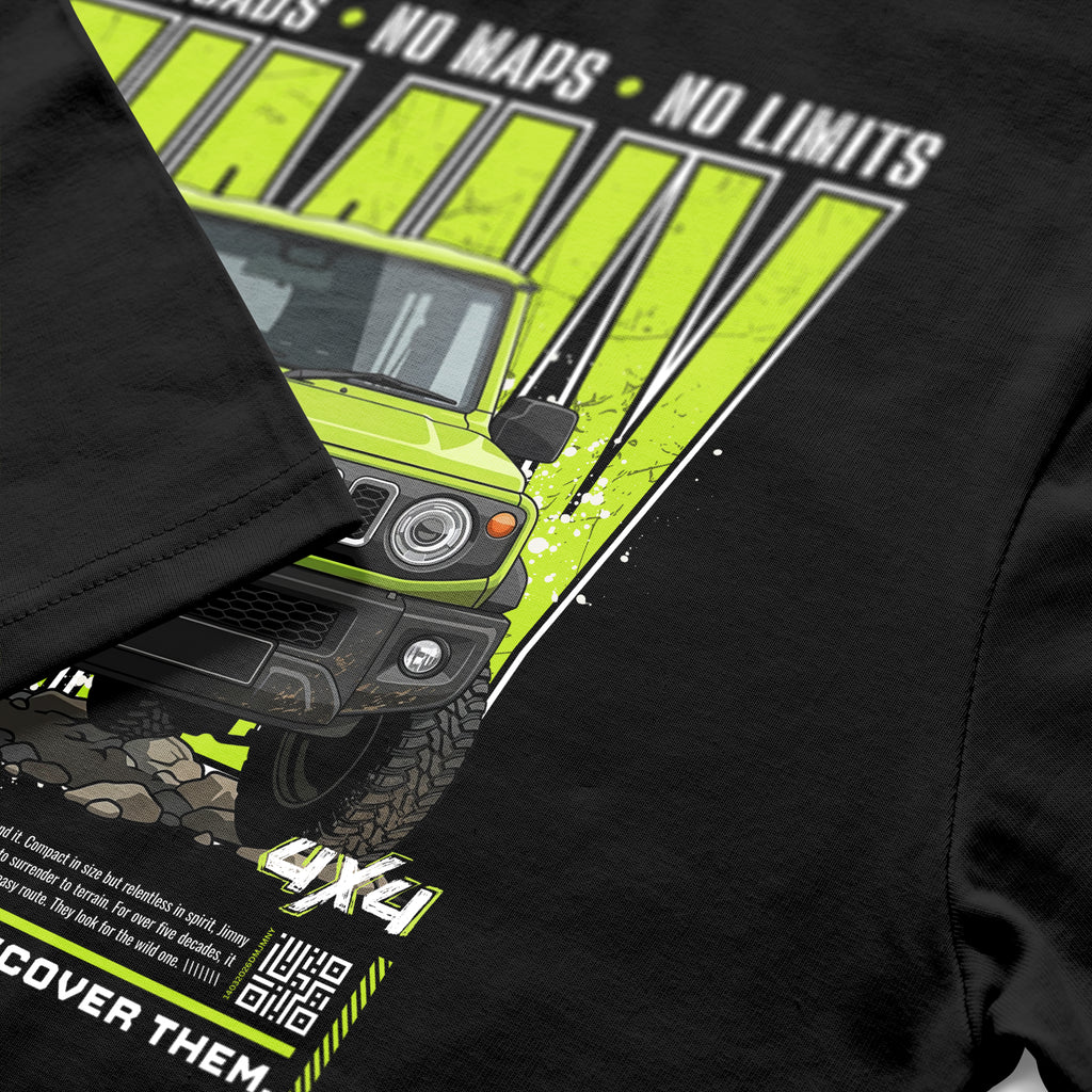 4x4 No Roads No Limits Cotton T-shirt