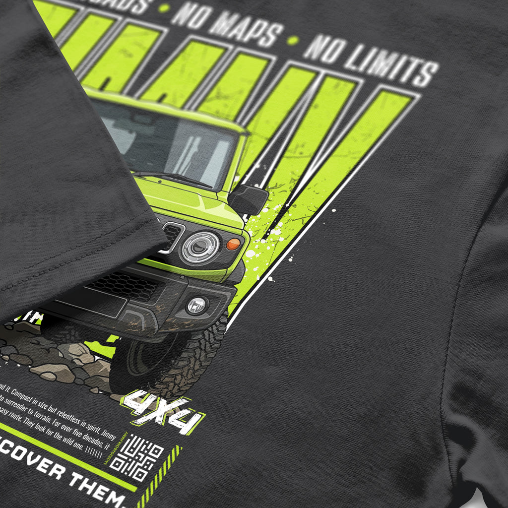4x4 No Roads No Limits Cotton T-shirt