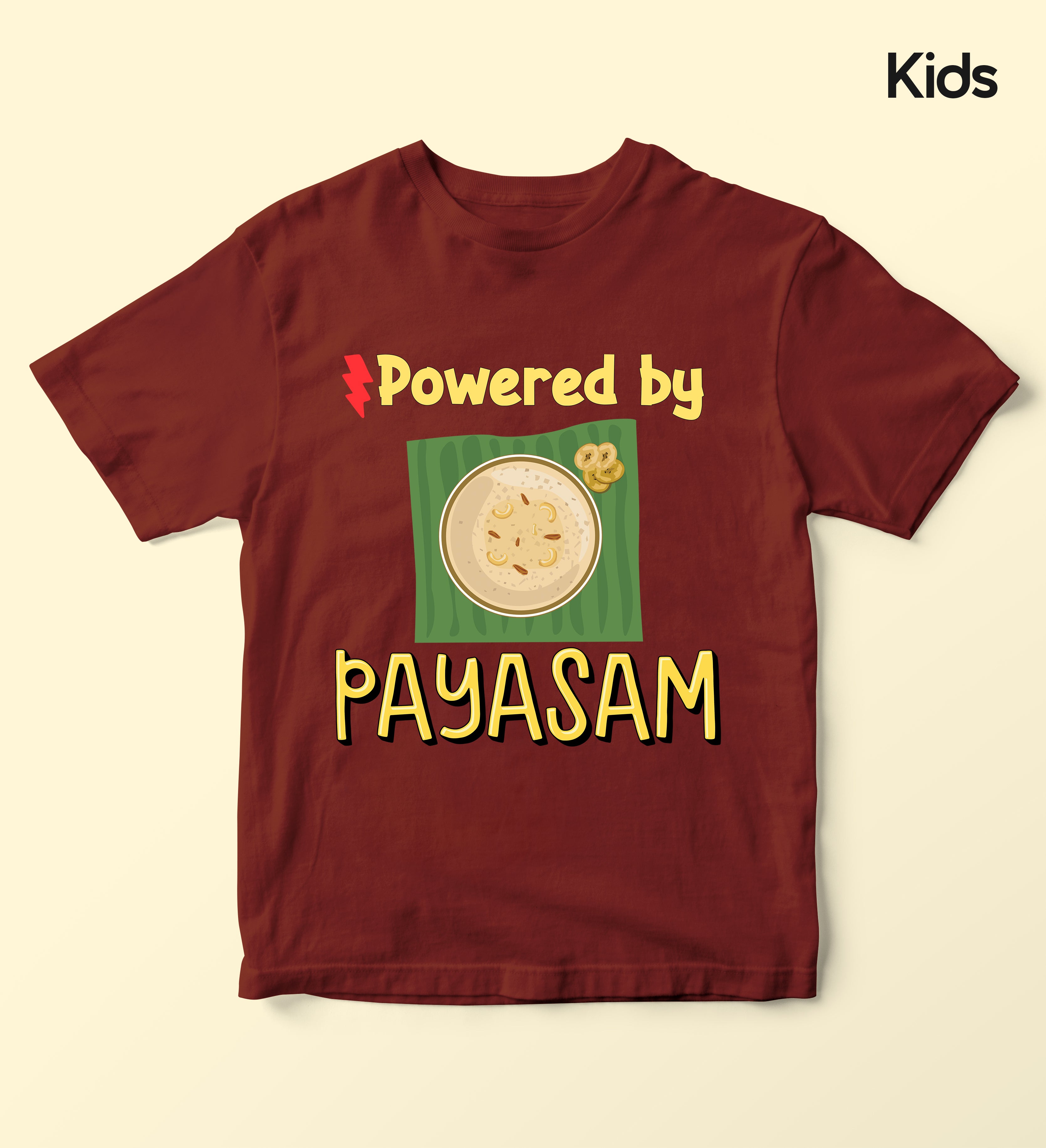 Powered by Payasam - Kids Tshirt