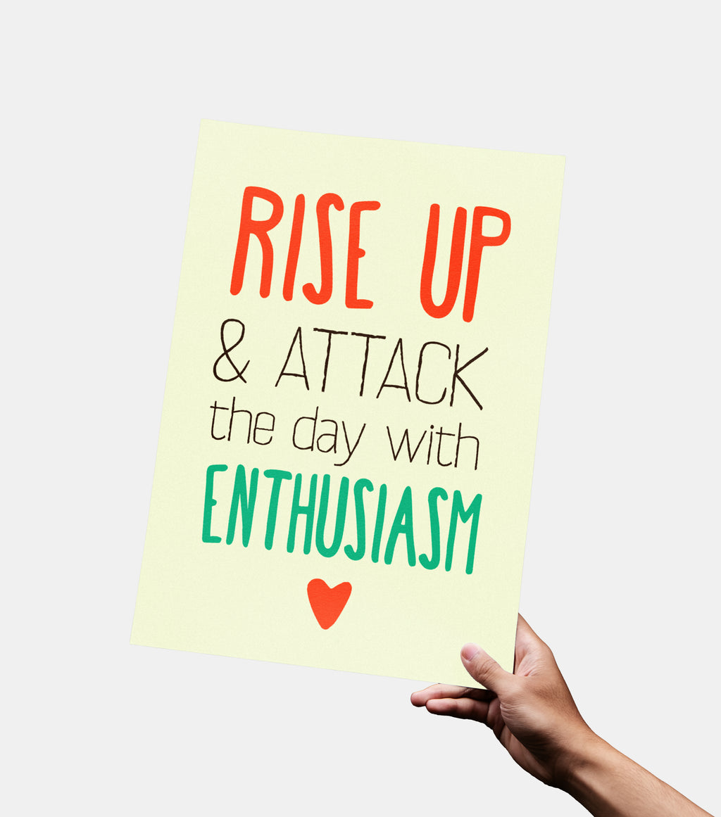Rise Up - A3 Poster