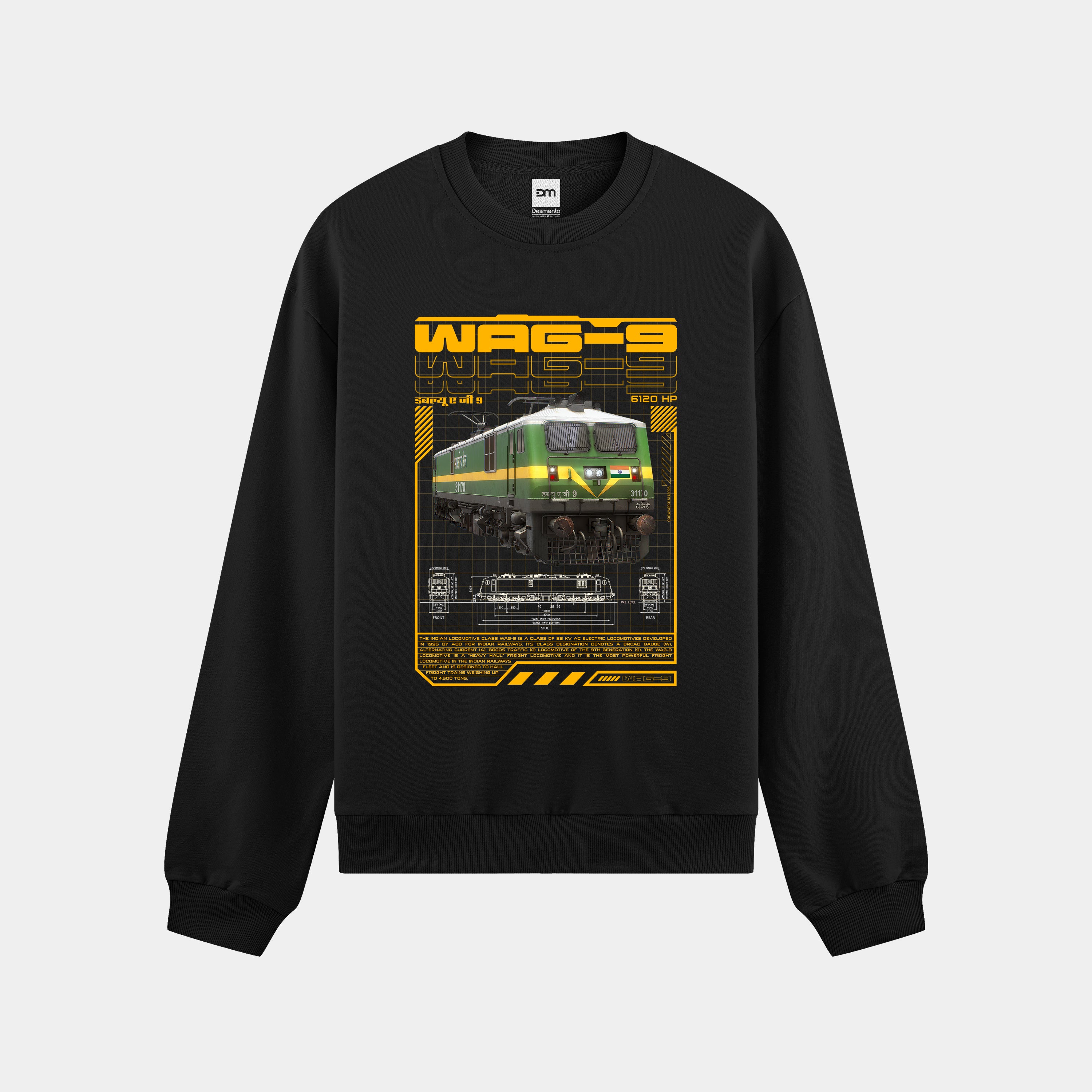 WAG 9 Premium Cotton Sweatshirt