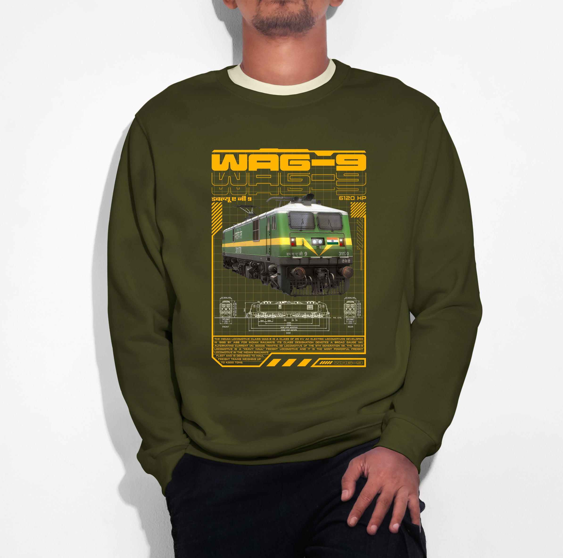 WAG 9 Premium Cotton Sweatshirt