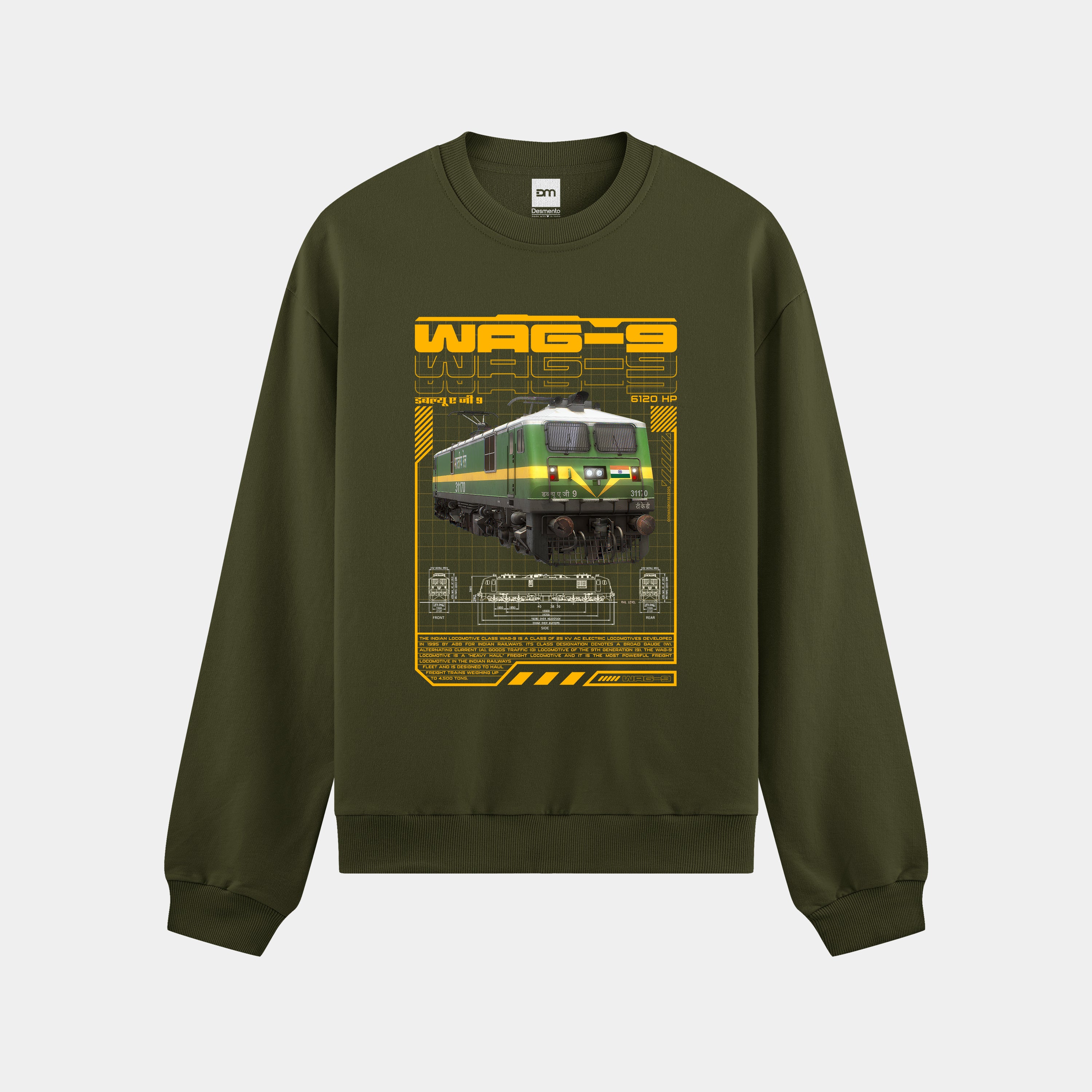 WAG 9 Premium Cotton Sweatshirt