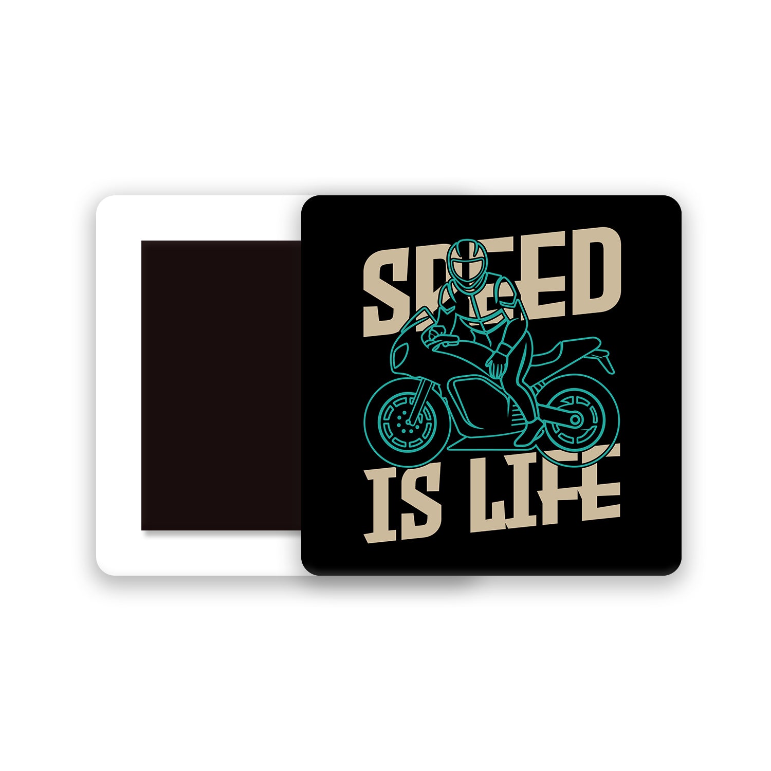 Speed Life - Acrylic Fridge Magnet
